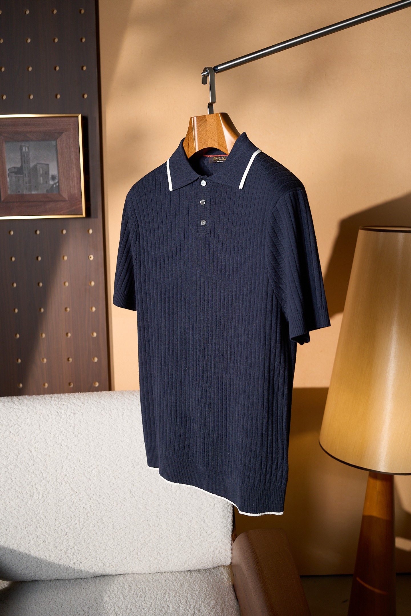 New#🟥Loro piana 意大利 罗纹工艺镌刻的优雅时尚Polo衫，优质的材质是时尚的基石。这款P