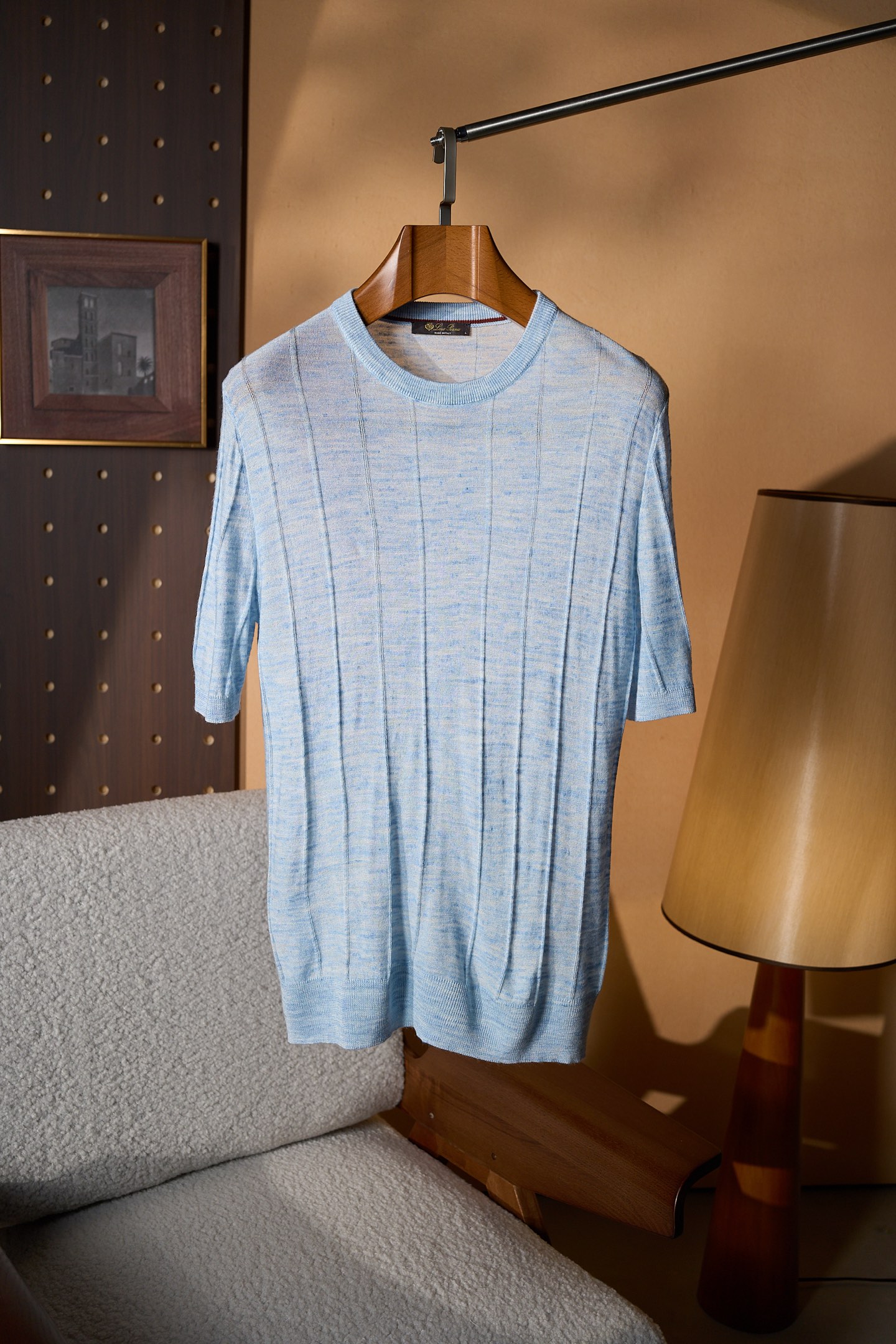 New#🟥Loro piana 老钱风！针织衫系列！进口机器精织桑蚕丝短袖衫。还在为夏日找不到兼具质感与