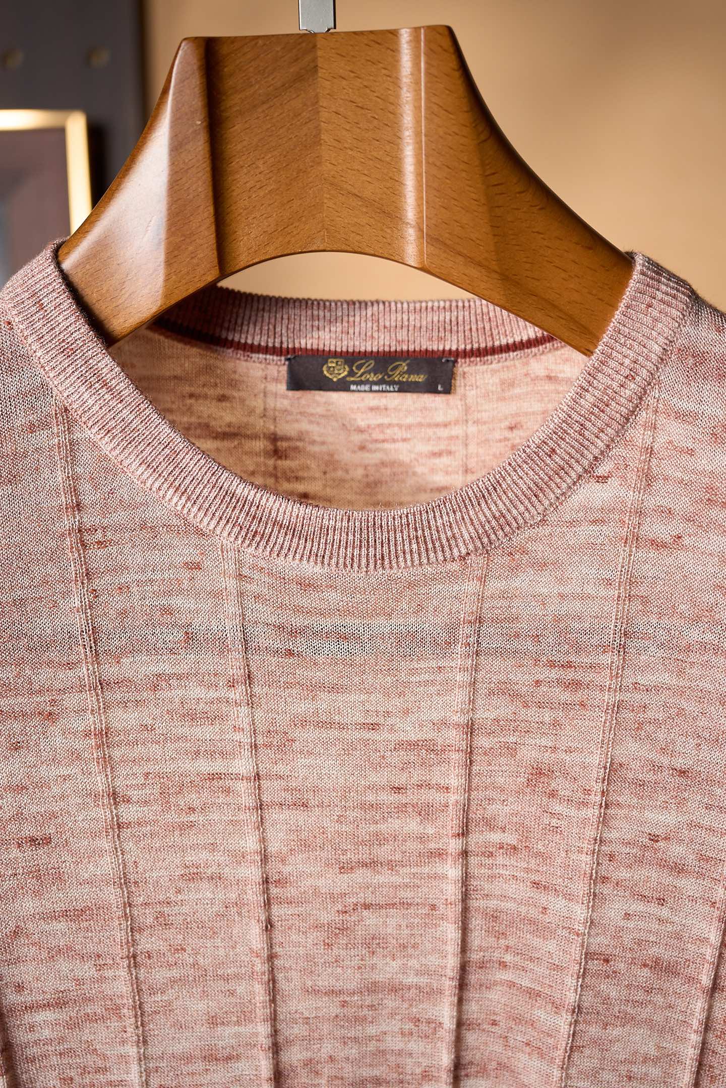 New#🟥Loro piana 老钱风！针织衫系列！进口机器精织桑蚕丝短袖衫。还在为夏日找不到兼具质感与