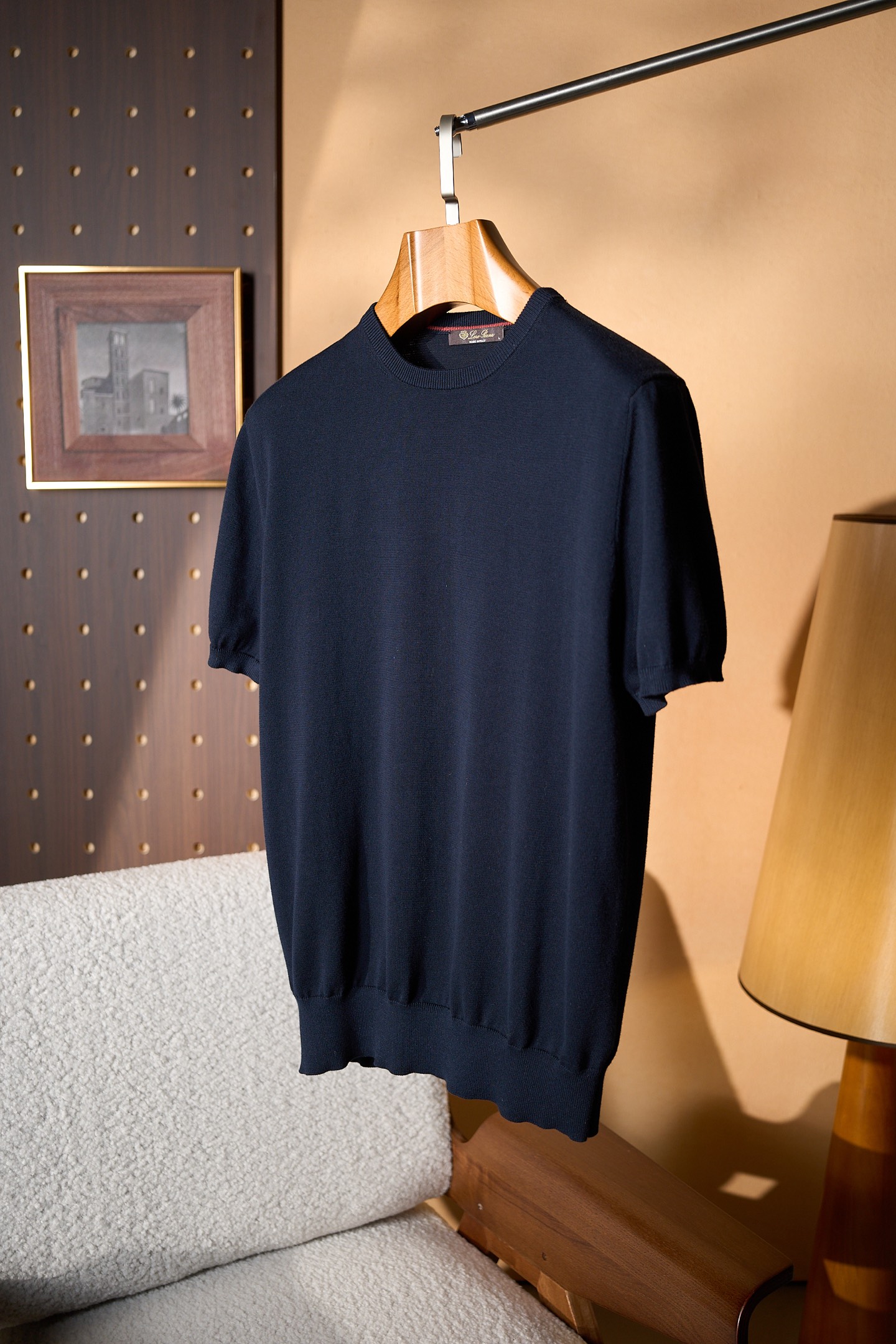 New#🟥Loro piana 夏日系列！圆领针织衫，以100%棉诠释意式极简的呼吸美学！意大利精梳棉匠