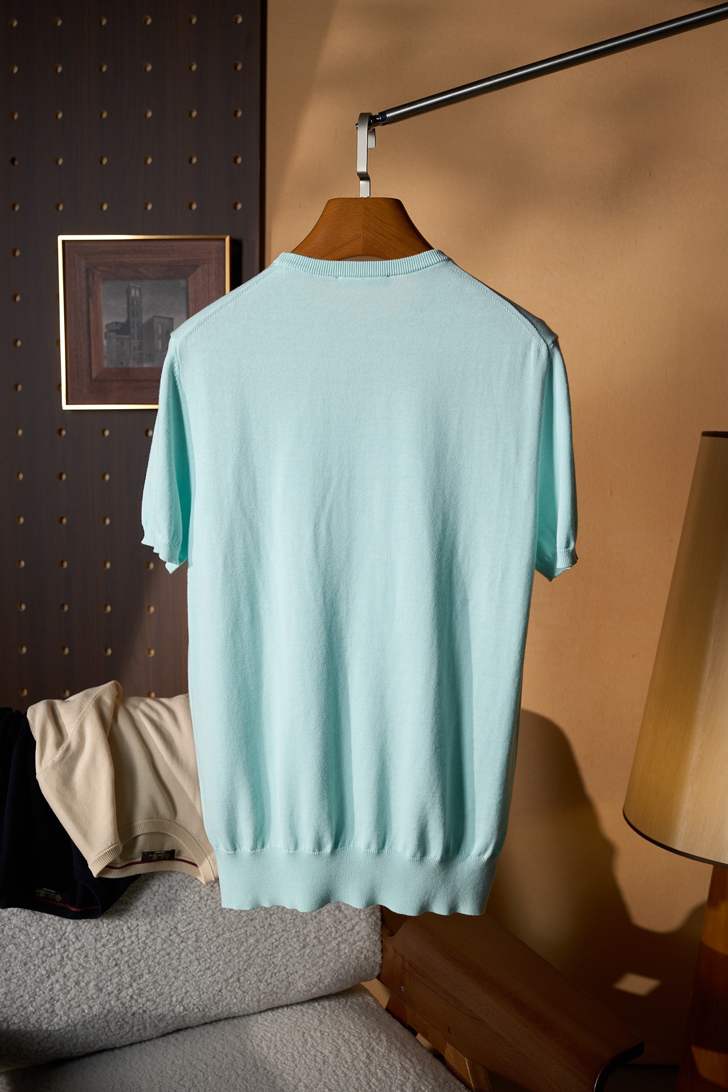 New#🟥Loro piana 夏日系列！圆领针织衫，以100%棉诠释意式极简的呼吸美学！意大利精梳棉匠