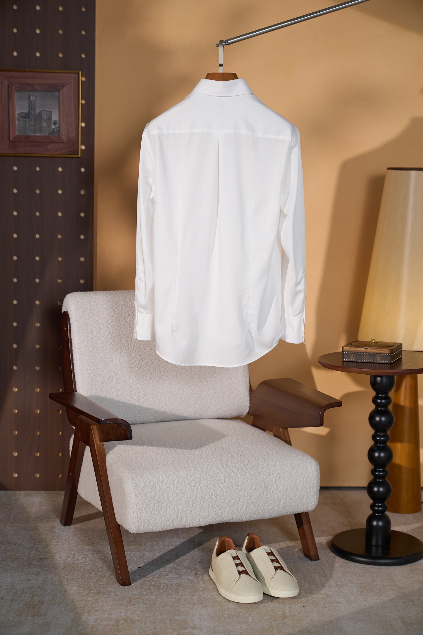 New#🟥BC 春夏新款！特织100%棉温莎领设计衬衣，意大利顶级奢侈品牌，男款时尚休闲长袖衬衫！贸易公