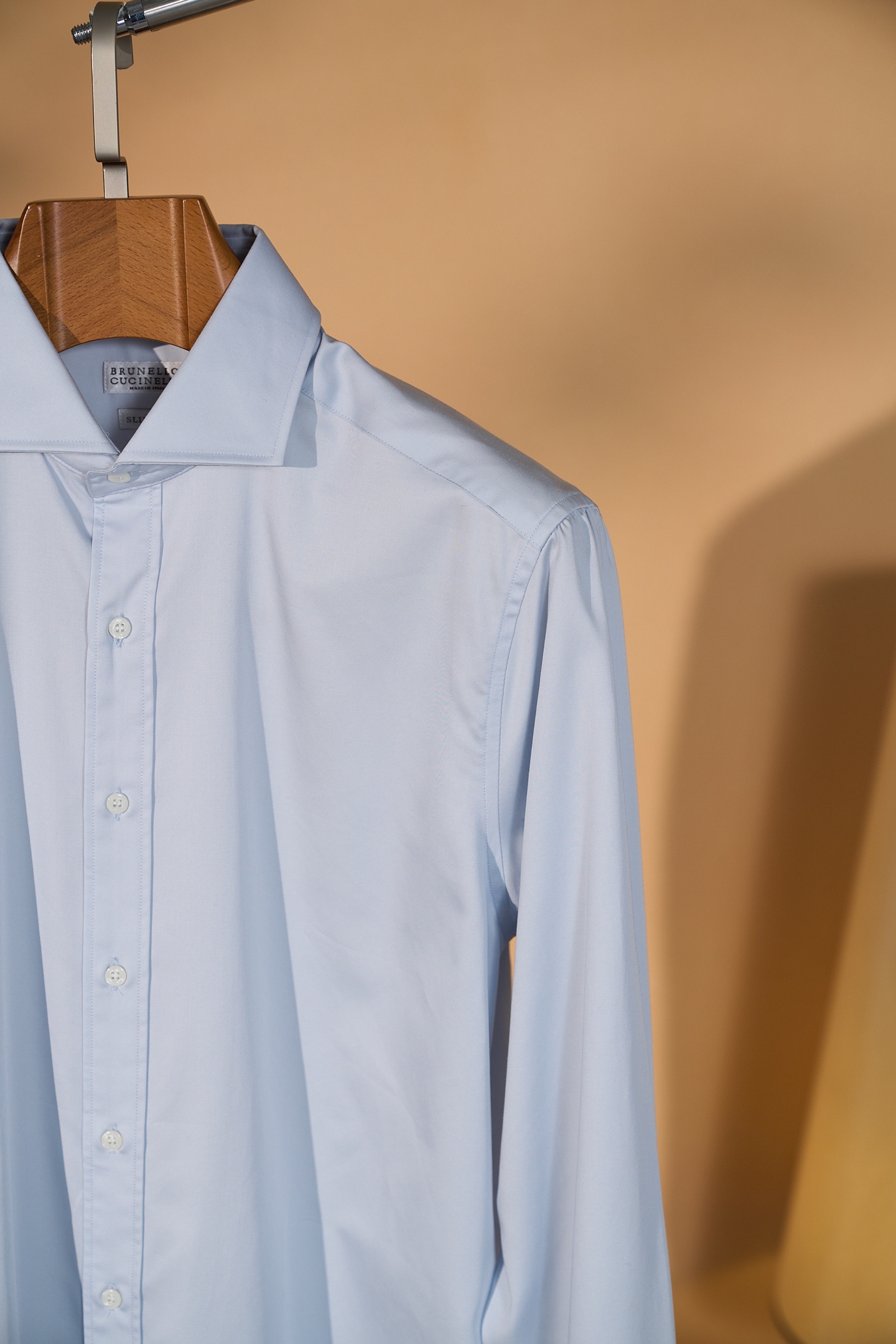 New#🟥BC 春夏新款！特织100%棉温莎领设计衬衣，意大利顶级奢侈品牌，男款时尚休闲长袖衬衫！贸易公