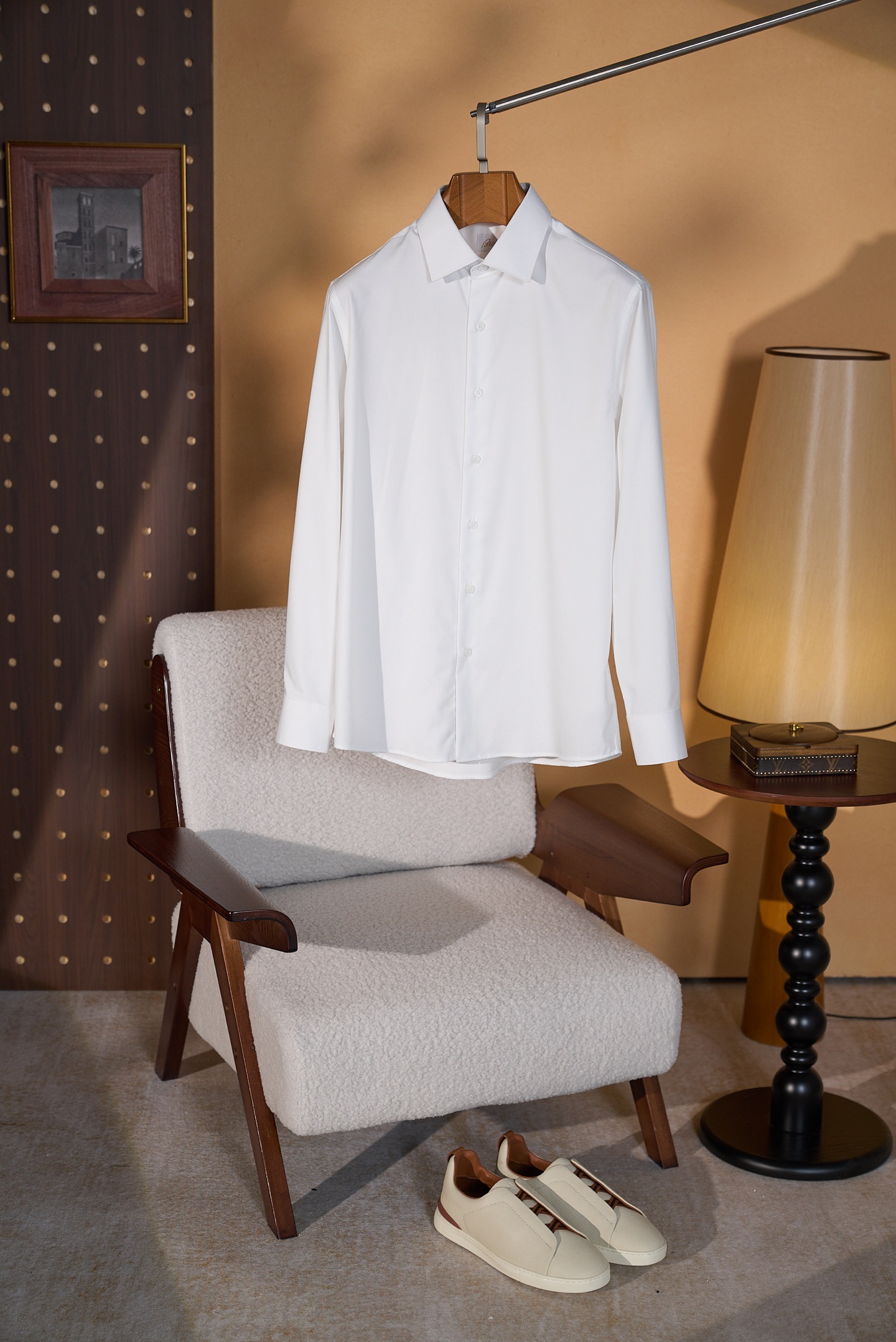 New#🟥brioni 新款来袭！高品质男士衬衫，面料柔软细腻斜纹面料通勤温莎领设计布里家族独特。精选 