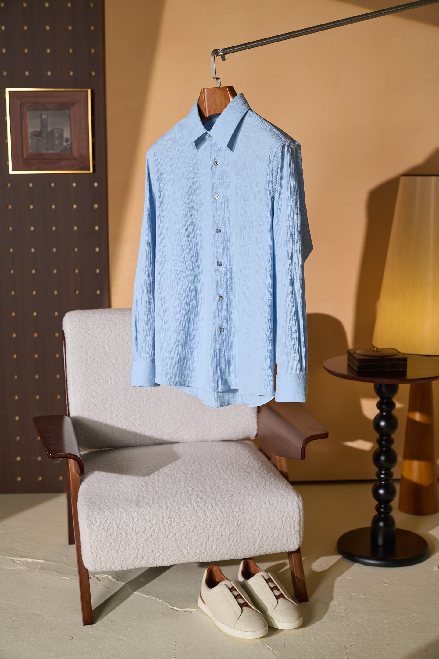 New#🟥「把晴空穿在身上，是Louis Vuitton独有的松弛高级感✨」浅天蓝色泡泡纱肌理自带空气感