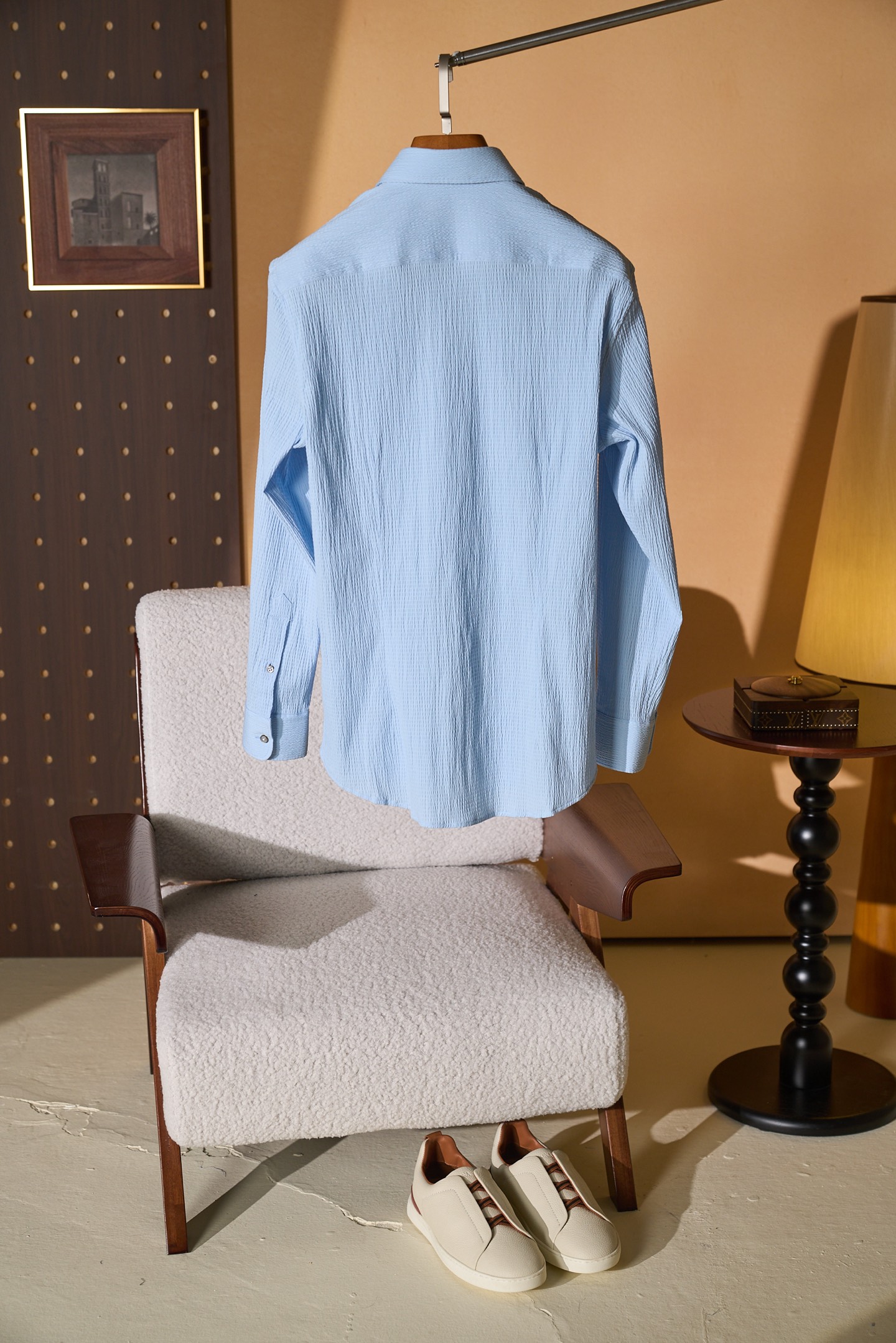 New#🟥「把晴空穿在身上，是Louis Vuitton独有的松弛高级感✨」浅天蓝色泡泡纱肌理自带空气感