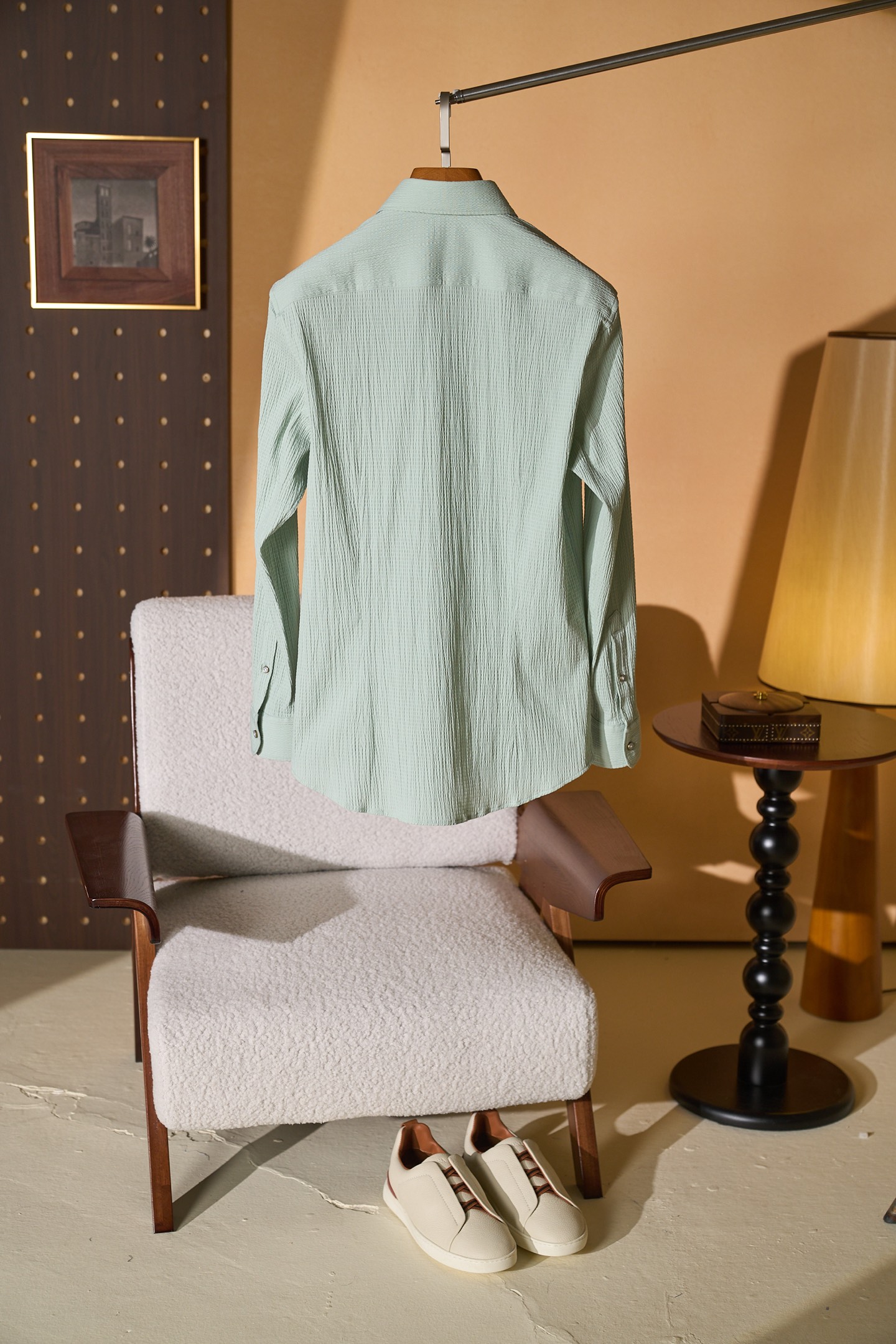 New#🟥「把薄荷森林穿在身上，LV独有的松弛高级感🍃」低饱和薄荷绿泡泡纱肌理自带空气感，自带凉感透气不