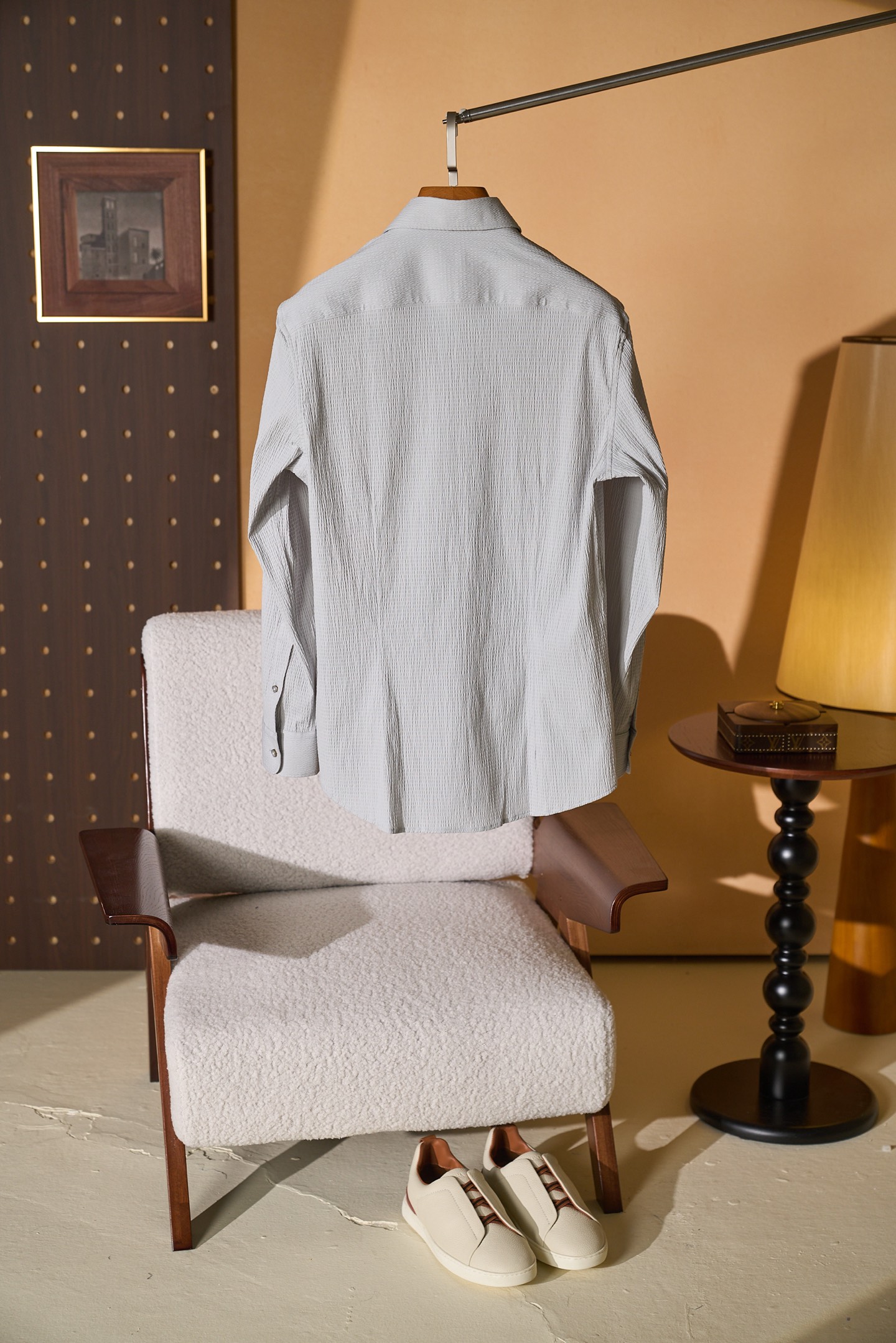 New#🟥「把雾灰色穿在身上，LV独有的松弛高级感🍃」低饱和雾灰色泡泡纱肌理自带空气感，自带凉感透气不闷