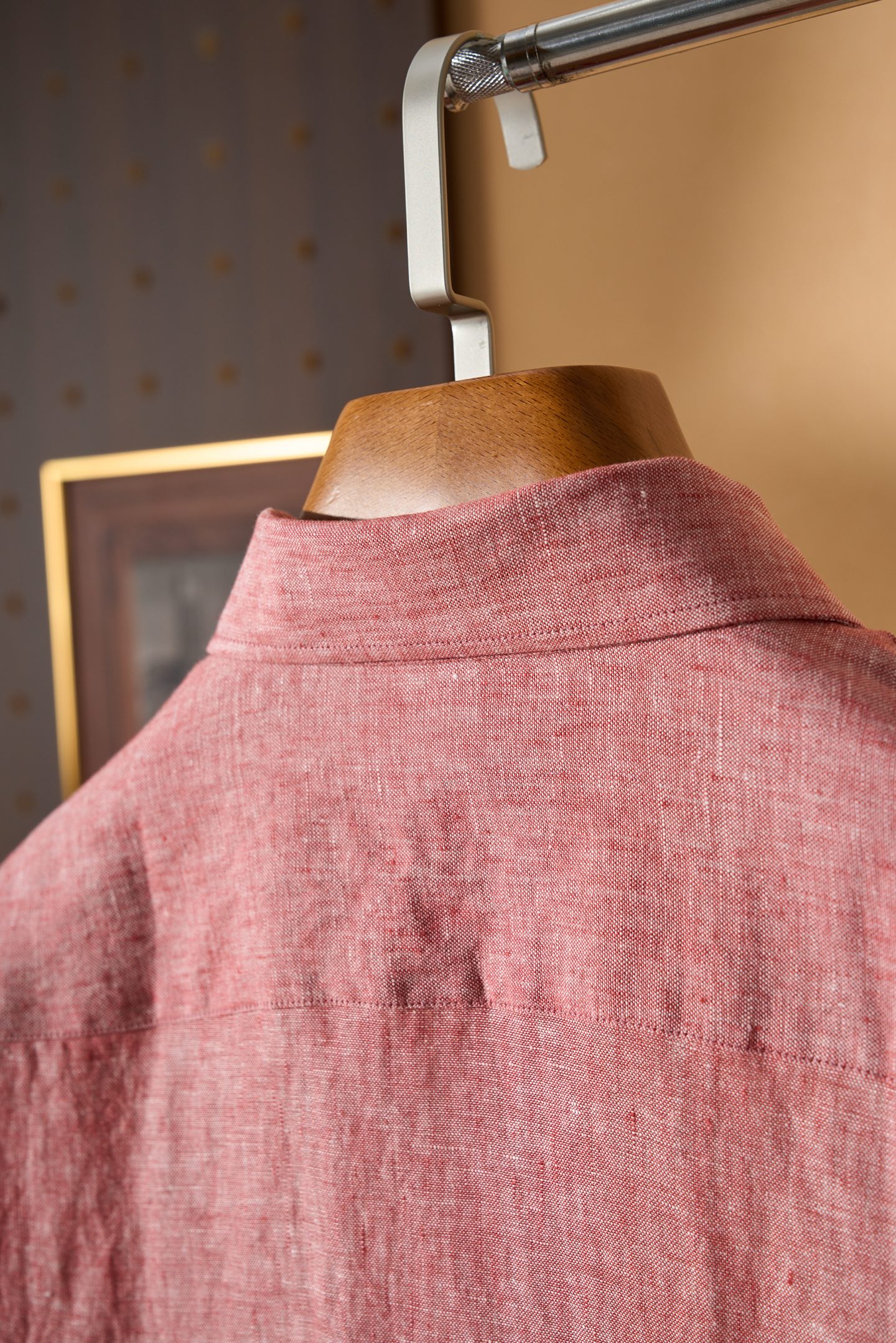 。New#🟥Loro Piana 同风格亚麻衬衫，来自意大利的100%天然亚麻，自带呼吸感的肌理纹理，让