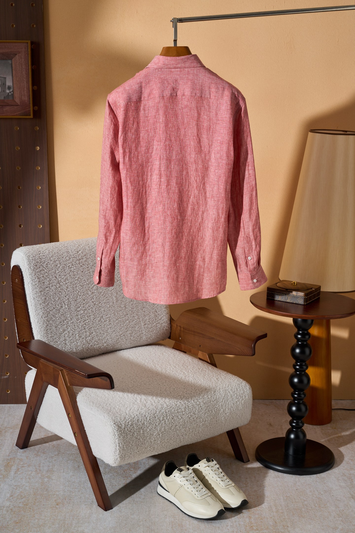 。New#🟥Loro Piana 同风格亚麻衬衫，来自意大利的100%天然亚麻，自带呼吸感的肌理纹理，让