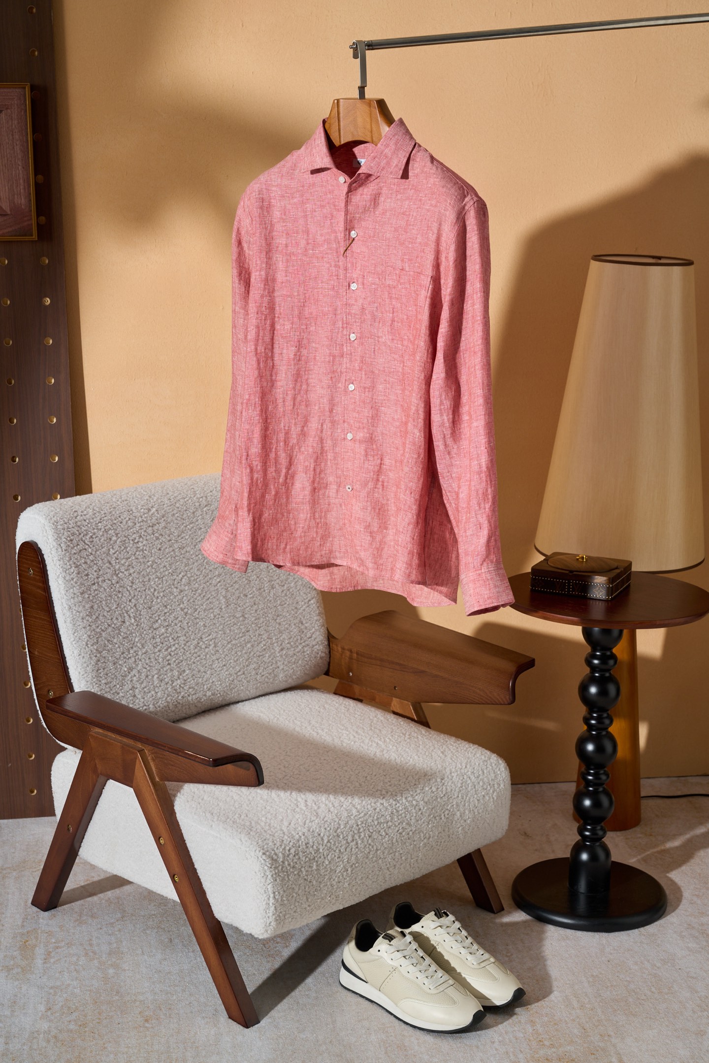 。New#🟥Loro Piana 同风格亚麻衬衫，来自意大利的100%天然亚麻，自带呼吸感的肌理纹理，让