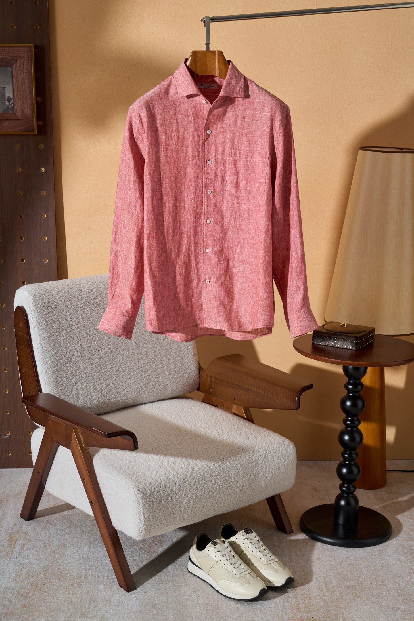 。New#🟥Loro Piana 同风格亚麻衬衫，来自意大利的100%天然亚麻，自带呼吸感的肌理纹理，让