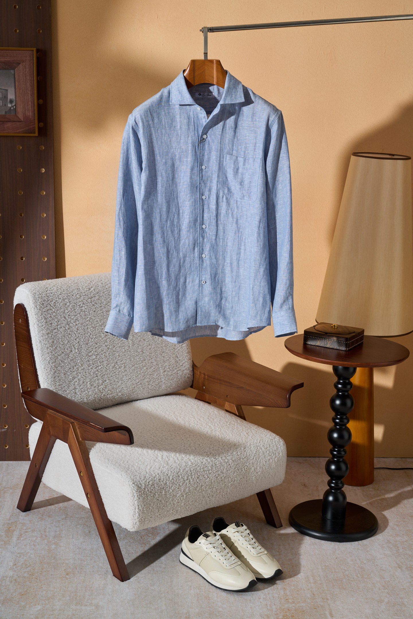 。New#🟥Loro Piana 同风格亚麻衬衫，来自意大利的100%天然亚麻，自带呼吸感的肌理纹理，让