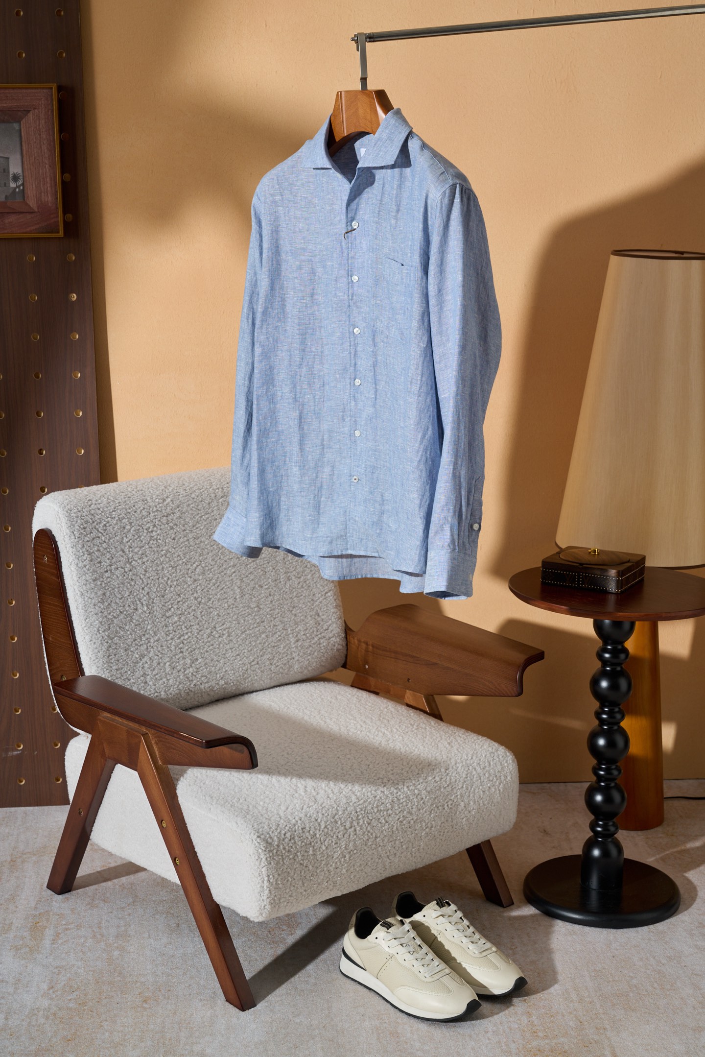 。New#🟥Loro Piana 同风格亚麻衬衫，来自意大利的100%天然亚麻，自带呼吸感的肌理纹理，让