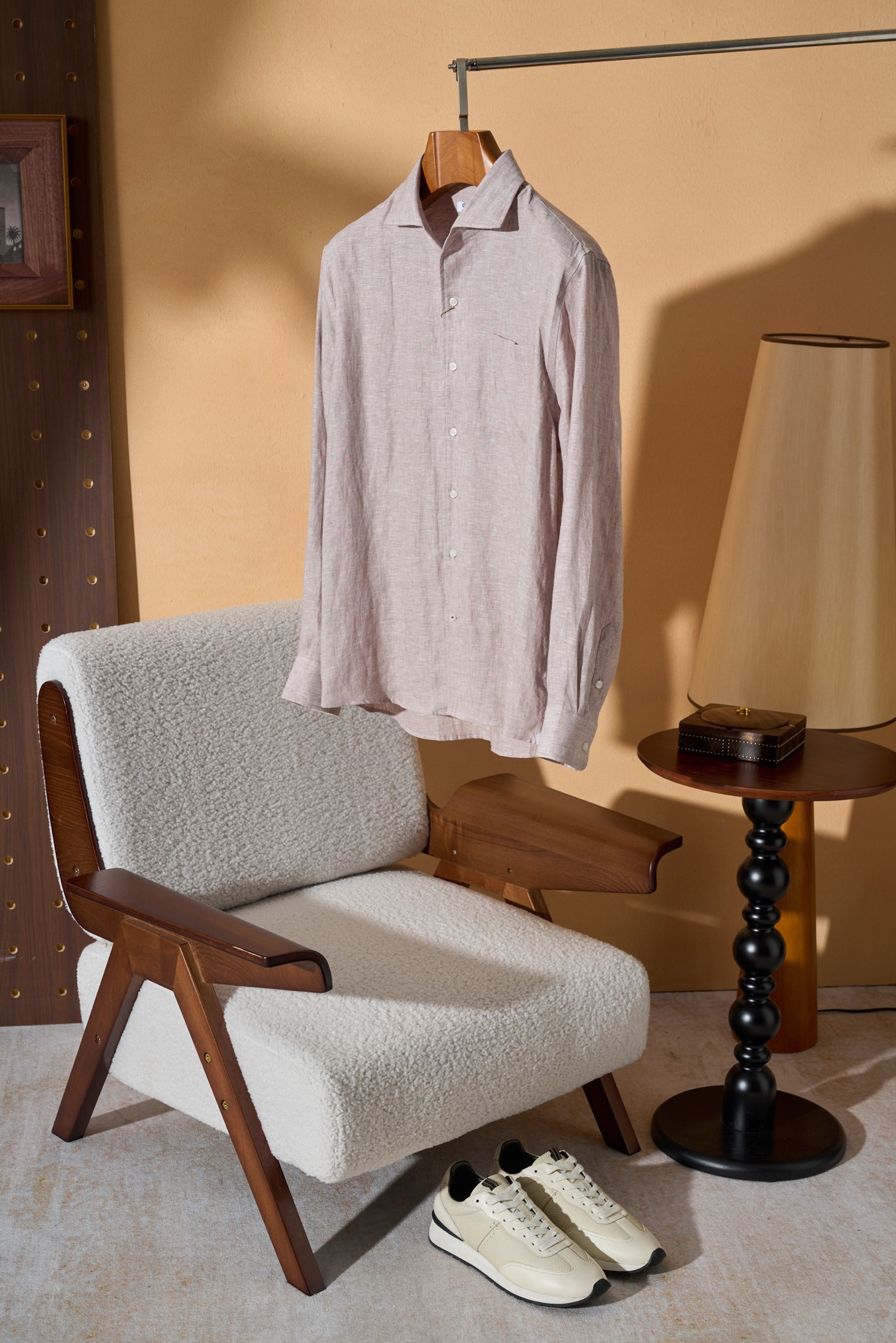 。New#🟥Loro Piana 同风格亚麻衬衫，来自意大利的100%天然亚麻，自带呼吸感的肌理纹理，让