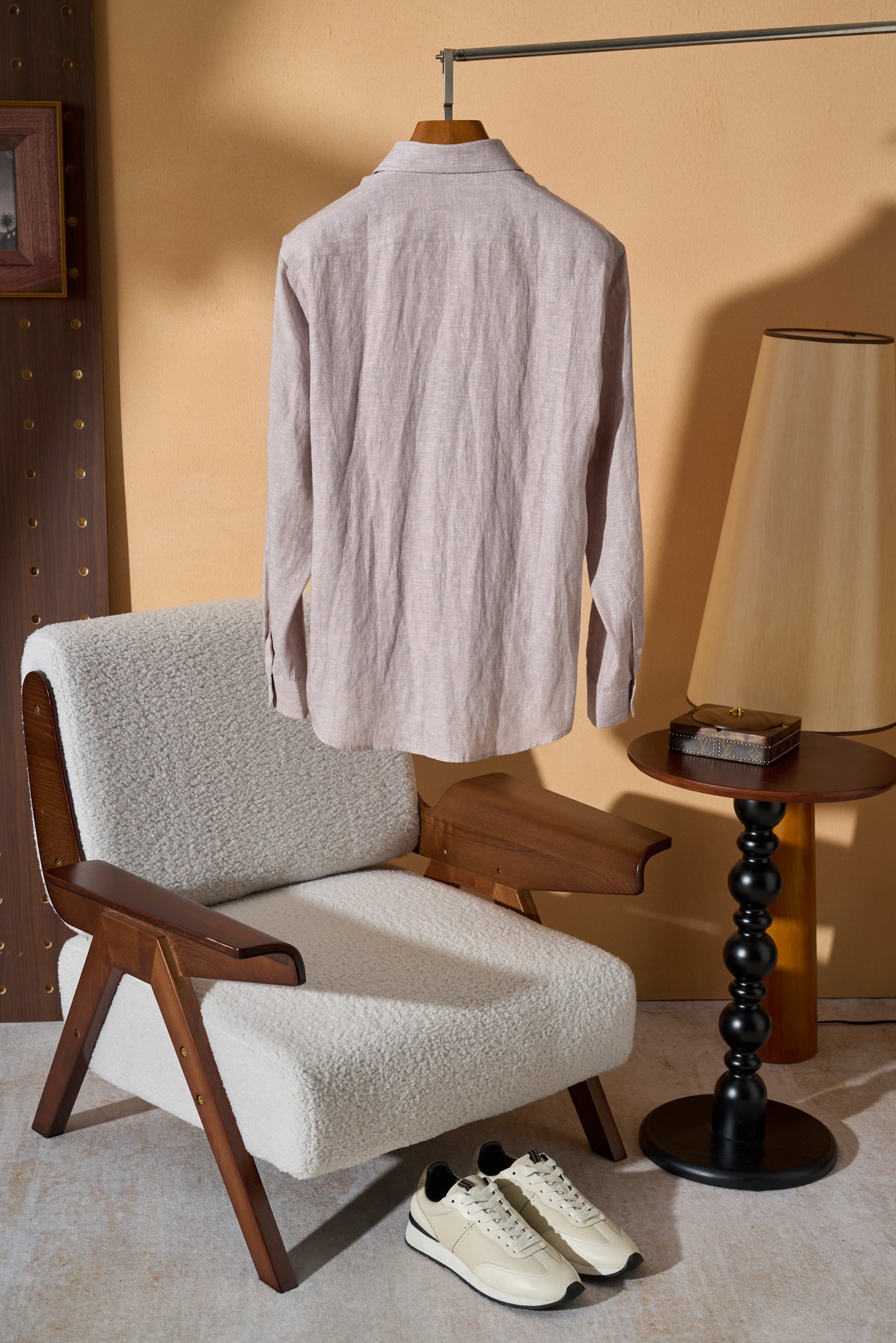 。New#🟥Loro Piana 同风格亚麻衬衫，来自意大利的100%天然亚麻，自带呼吸感的肌理纹理，让
