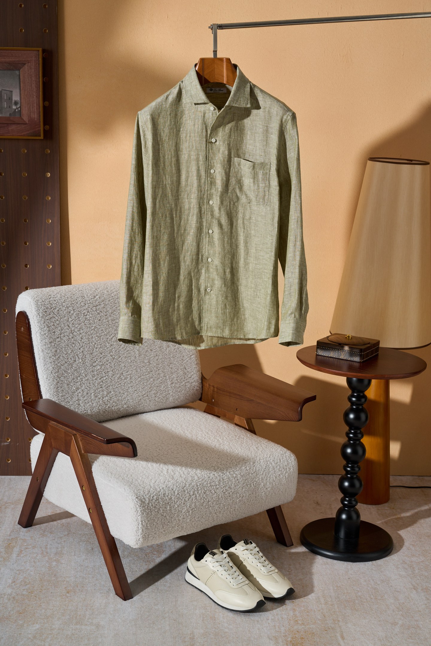 。New#🟥Loro Piana 同风格亚麻衬衫，来自意大利的100%天然亚麻，自带呼吸感的肌理纹理，让