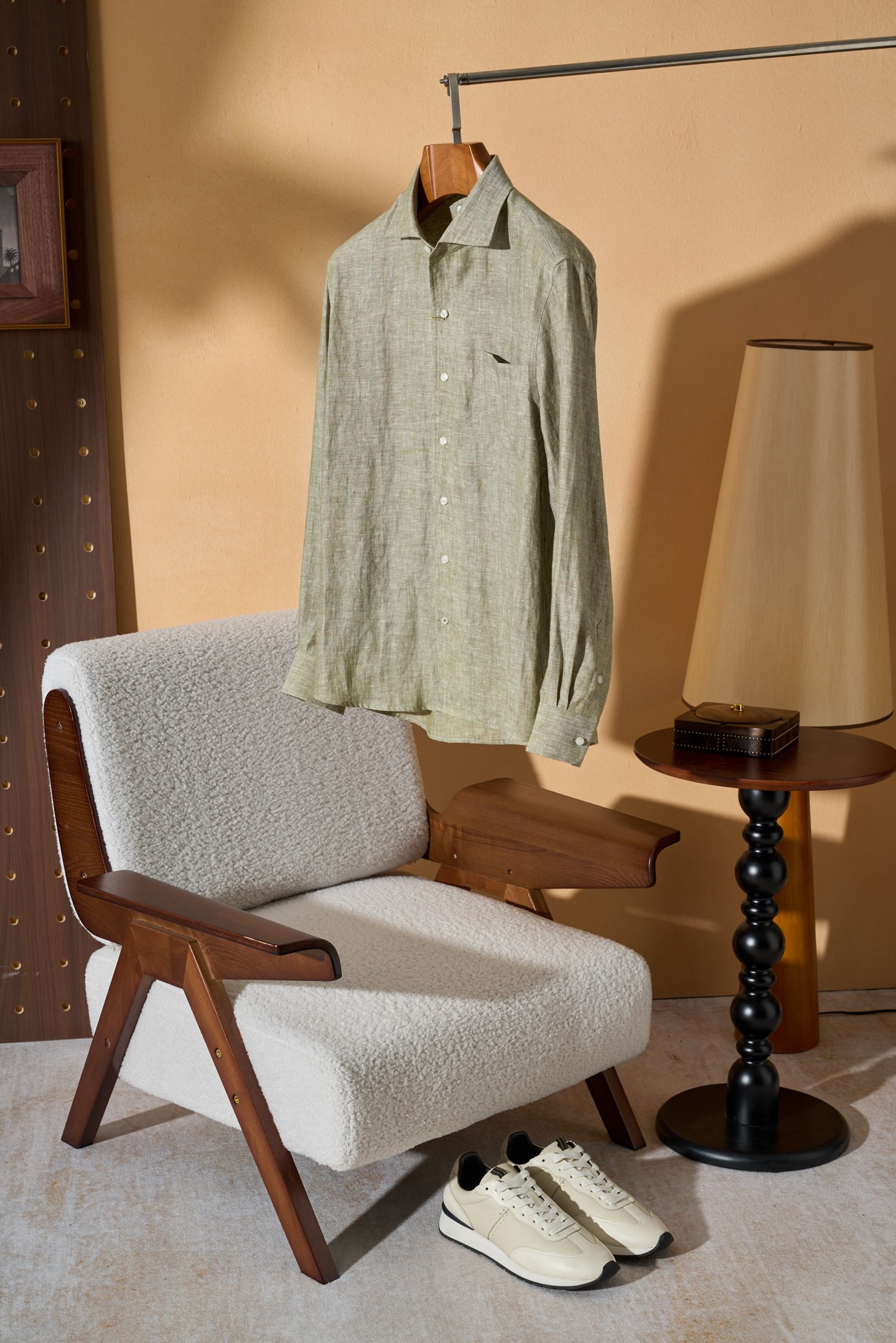 。New#🟥Loro Piana 同风格亚麻衬衫，来自意大利的100%天然亚麻，自带呼吸感的肌理纹理，让