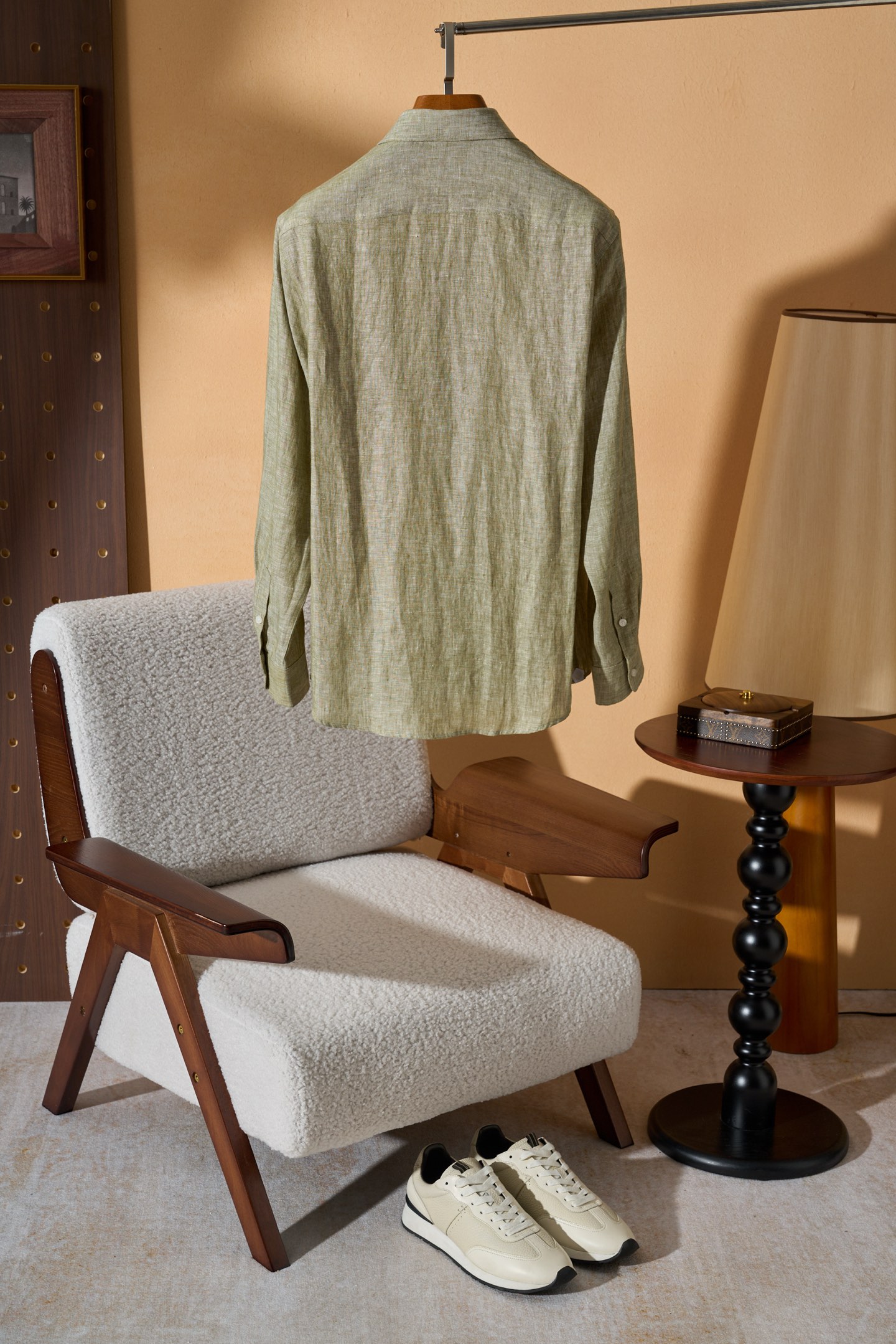 。New#🟥Loro Piana 同风格亚麻衬衫，来自意大利的100%天然亚麻，自带呼吸感的肌理纹理，让