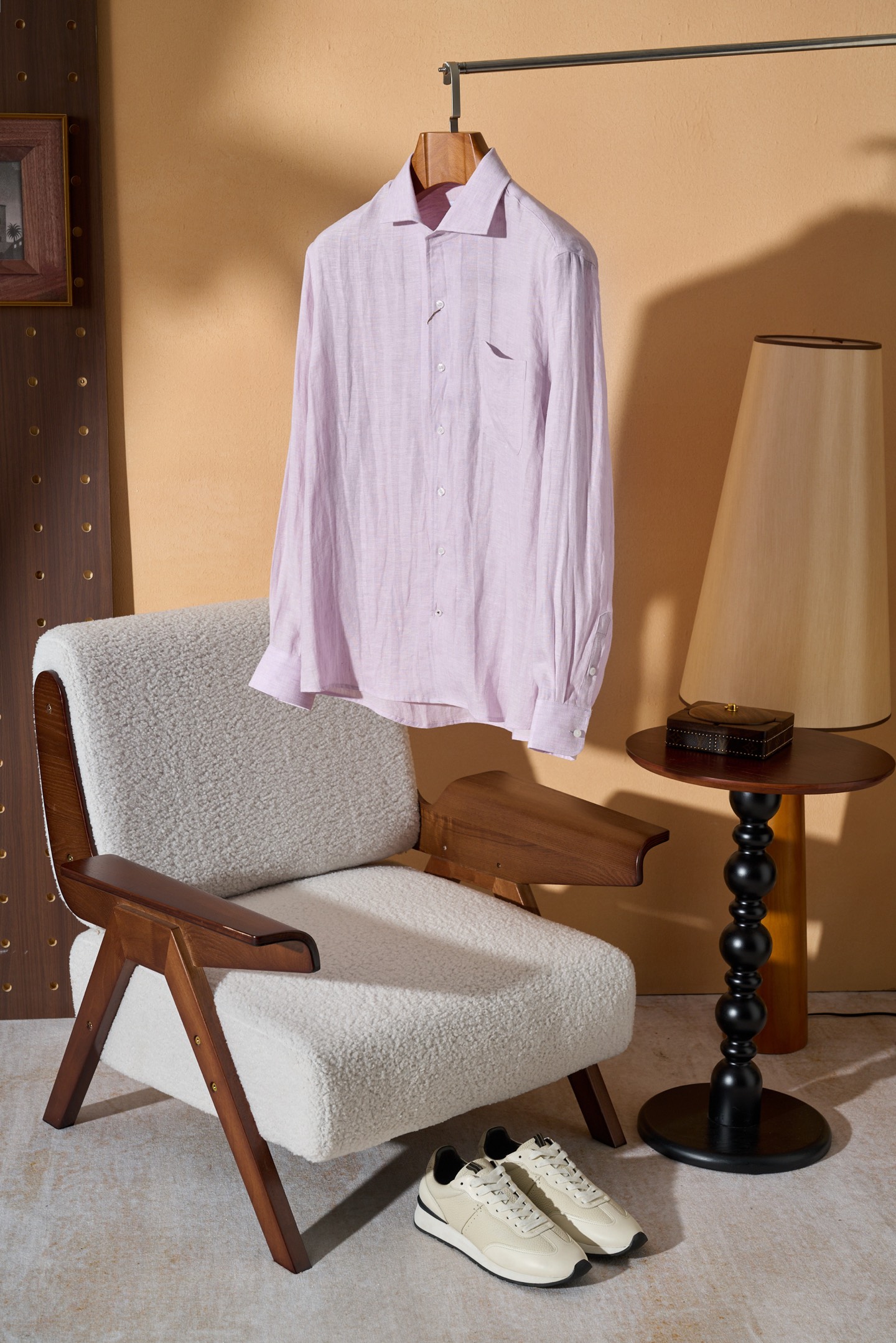 。New#🟥Loro Piana 同风格亚麻衬衫，来自意大利的100%天然亚麻，自带呼吸感的肌理纹理，让