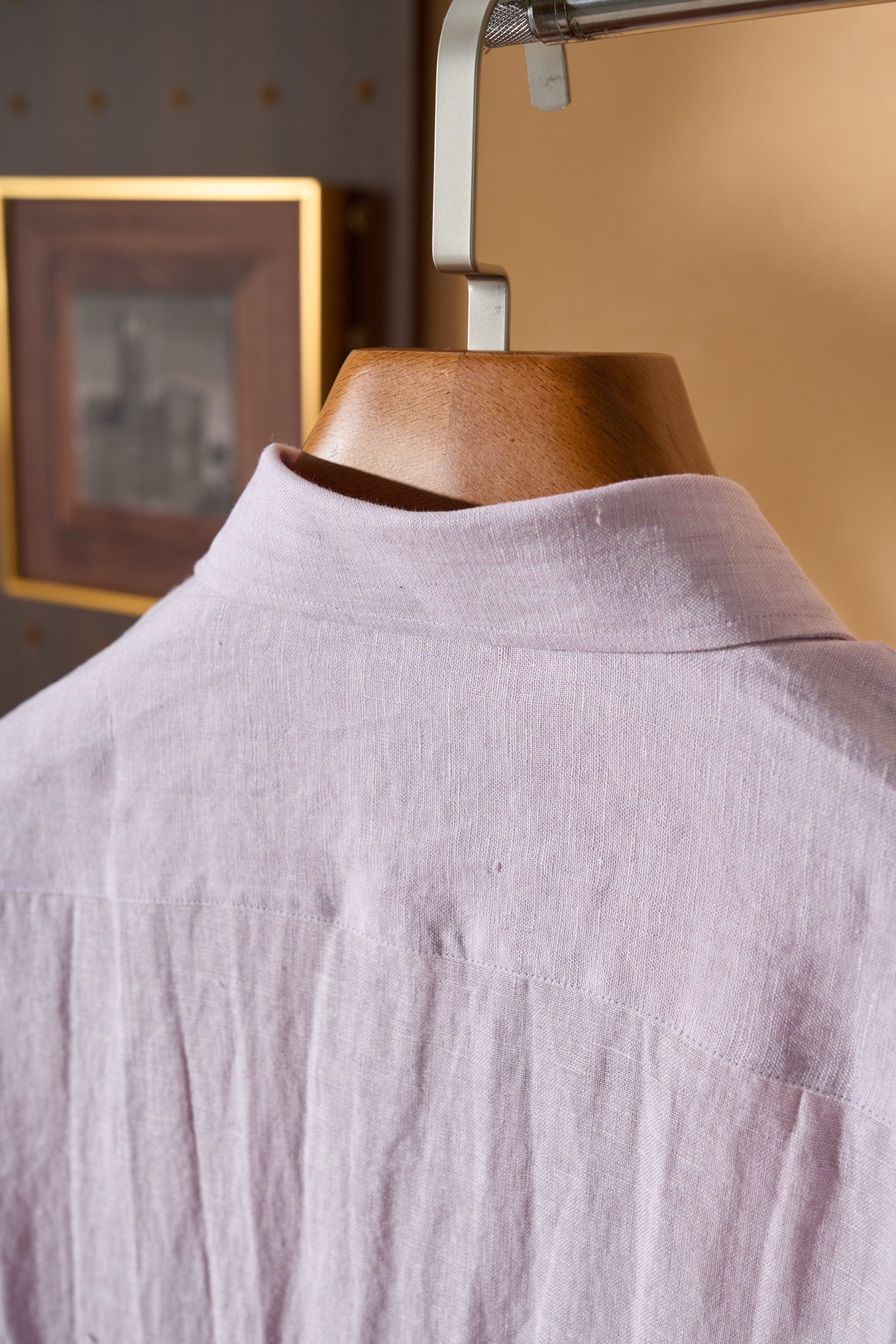 。New#🟥Loro Piana 同风格亚麻衬衫，来自意大利的100%天然亚麻，自带呼吸感的肌理纹理，让
