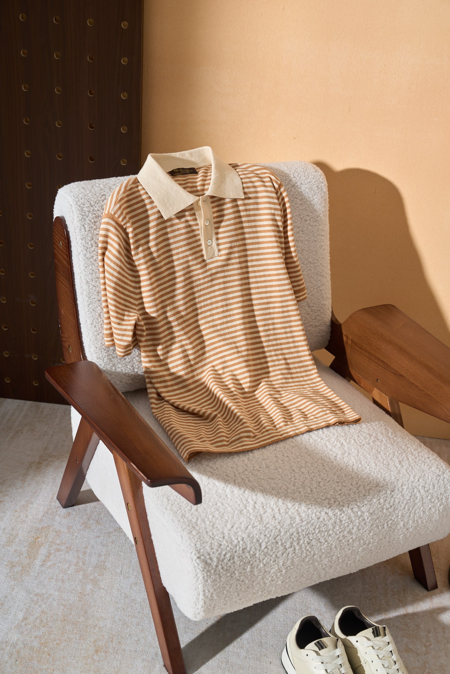 。New#🟥Loro Piana（诺悠翩雅）意大利顶奢羊绒面料品牌，被誉为“羊绒之王”，这款短袖POLO