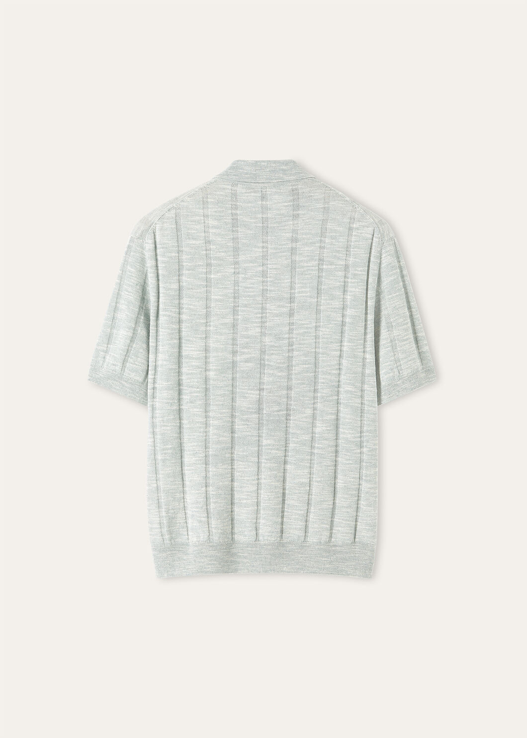 。New#🟥这是来自意大利奢侈品牌Loro Piana（诺悠翩雅）的亚麻混纺针织短袖Polo衫，也是品牌