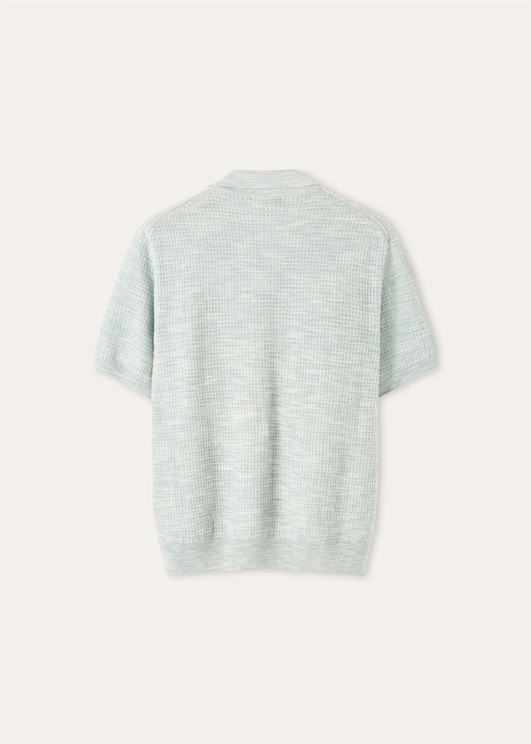 。New#🟥Loro Piana 华夫格针织POLO衫，标志性的亚麻混纺肌理，自带会呼吸的透气孔夏天的松