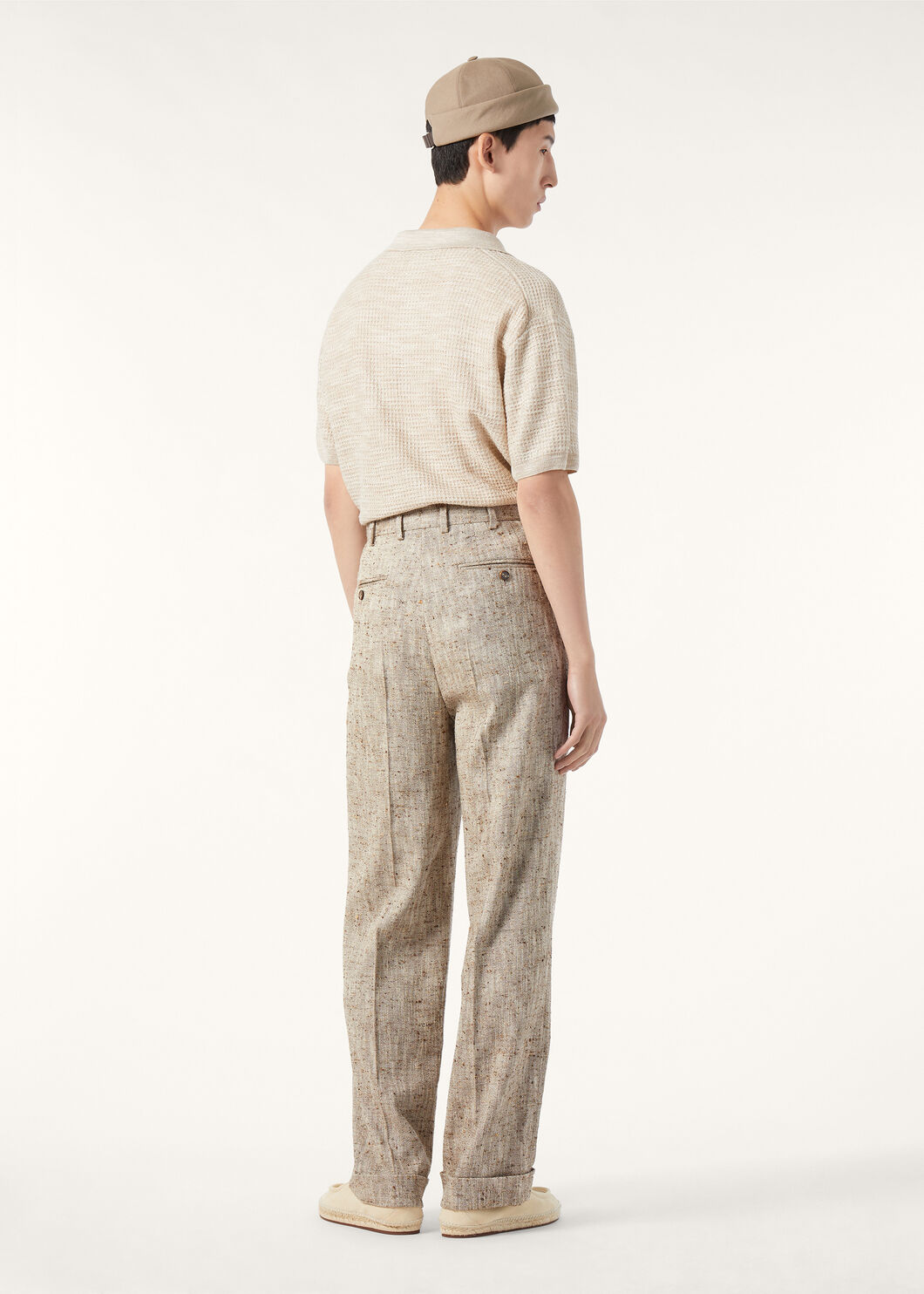 。New#🟥Loro Piana 华夫格针织POLO衫，标志性的亚麻混纺肌理，自带会呼吸的透气孔夏天的松