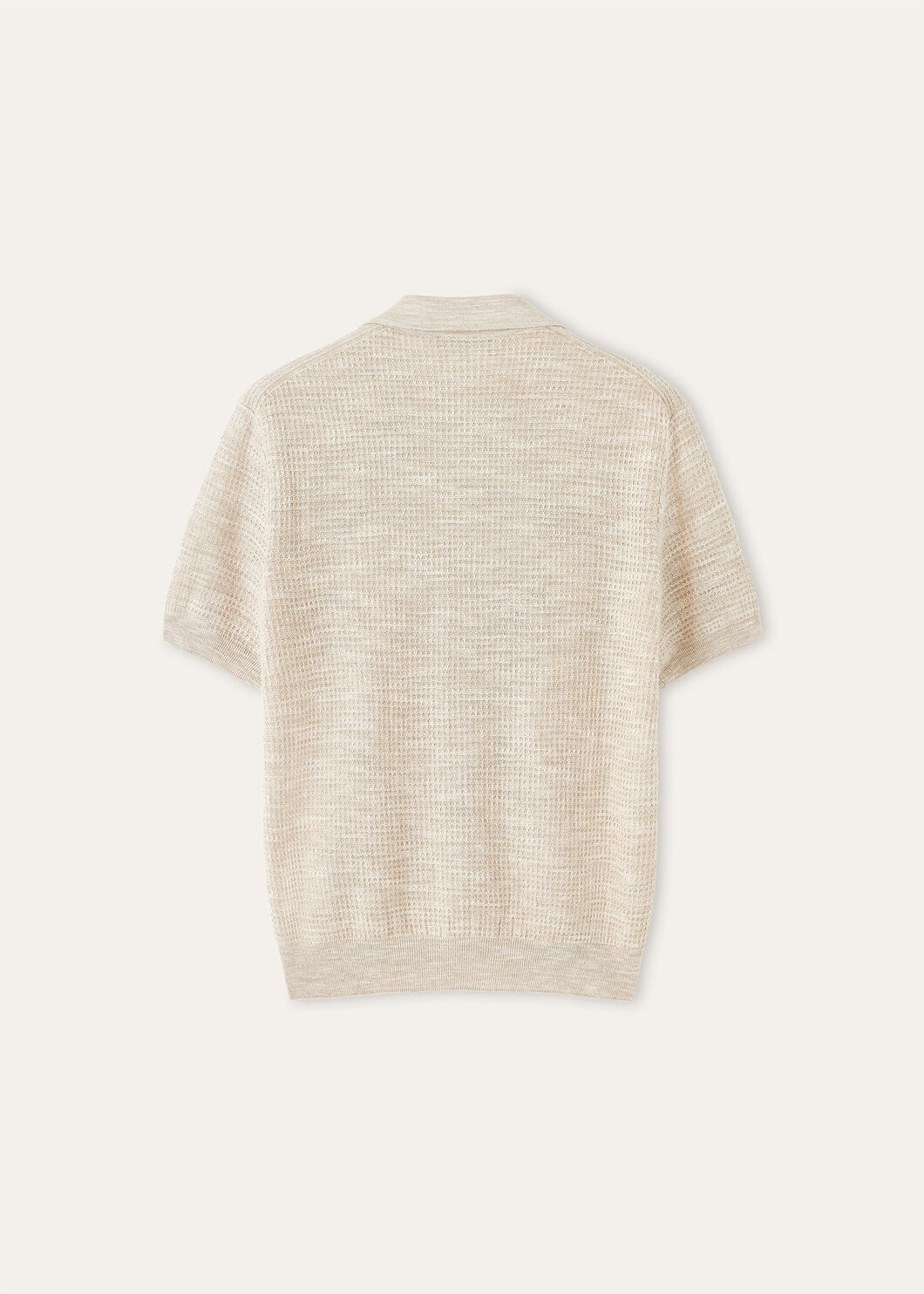 。New#🟥Loro Piana 华夫格针织POLO衫，标志性的亚麻混纺肌理，自带会呼吸的透气孔夏天的松
