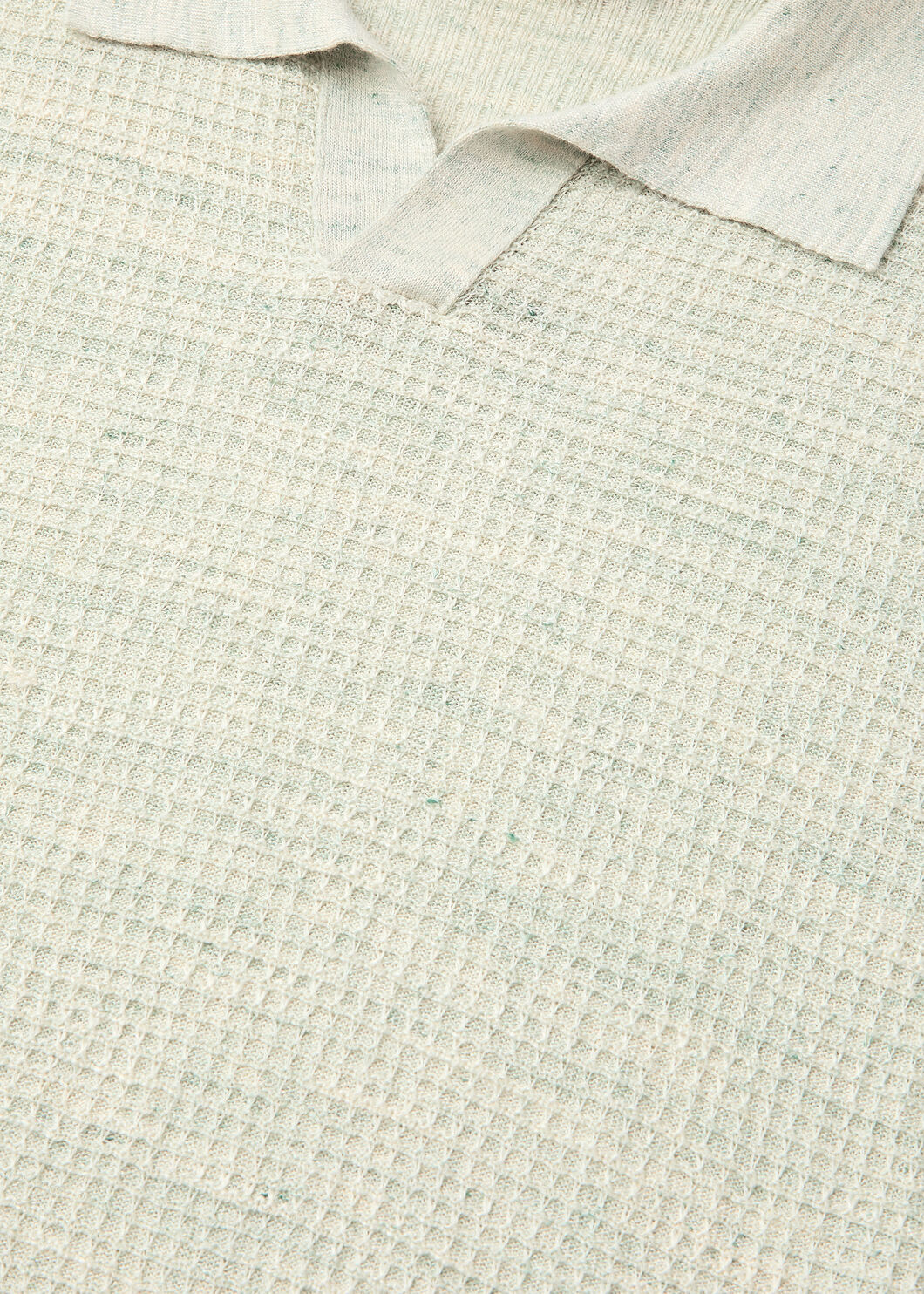 。New#🟥Loro Piana 华夫格针织POLO衫，标志性的亚麻混纺肌理，自带会呼吸的透气孔夏天的松