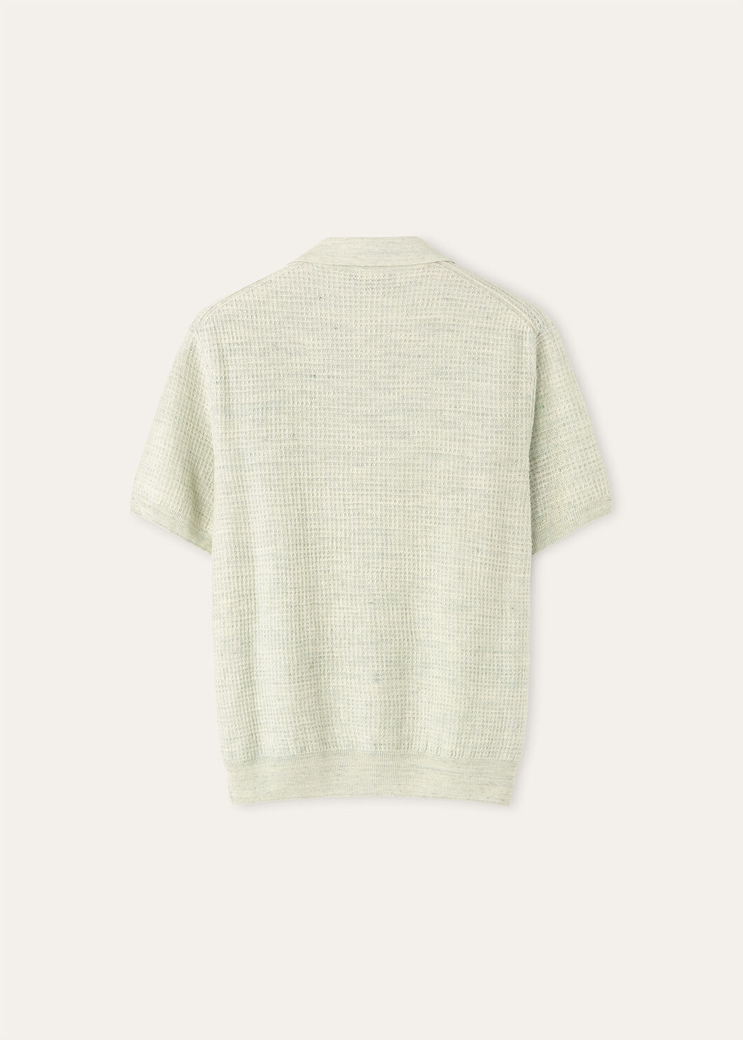 。New#🟥Loro Piana 华夫格针织POLO衫，标志性的亚麻混纺肌理，自带会呼吸的透气孔夏天的松