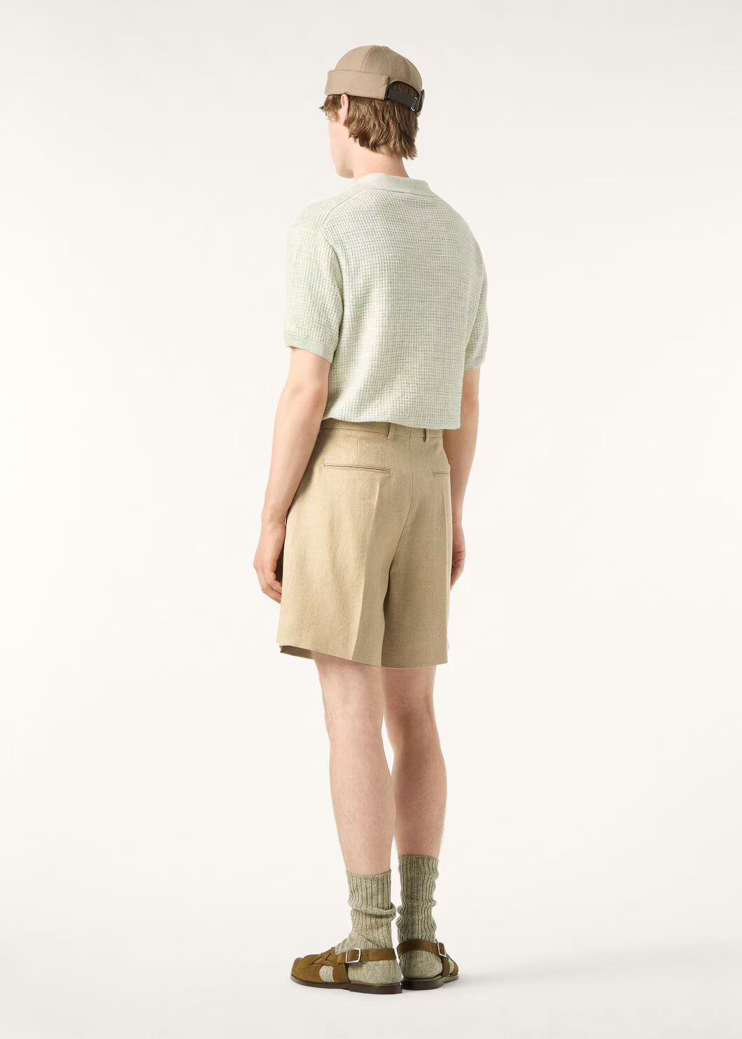 。New#🟥Loro Piana 华夫格针织POLO衫，标志性的亚麻混纺肌理，自带会呼吸的透气孔夏天的松