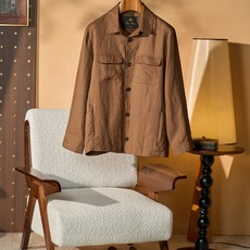 New# 🟥诺悠翩雅Loro Piana 天然水洗亚麻工装外套慵懒外套,汲取意式休闲格调时尚与舒适并存的佳作作为一个享誉 New# 🟥诺悠翩雅Loro Piana 天然水洗亚麻工装外套慵懒外套,汲取意式休闲格调时尚与舒适并存的佳作作为一个享誉