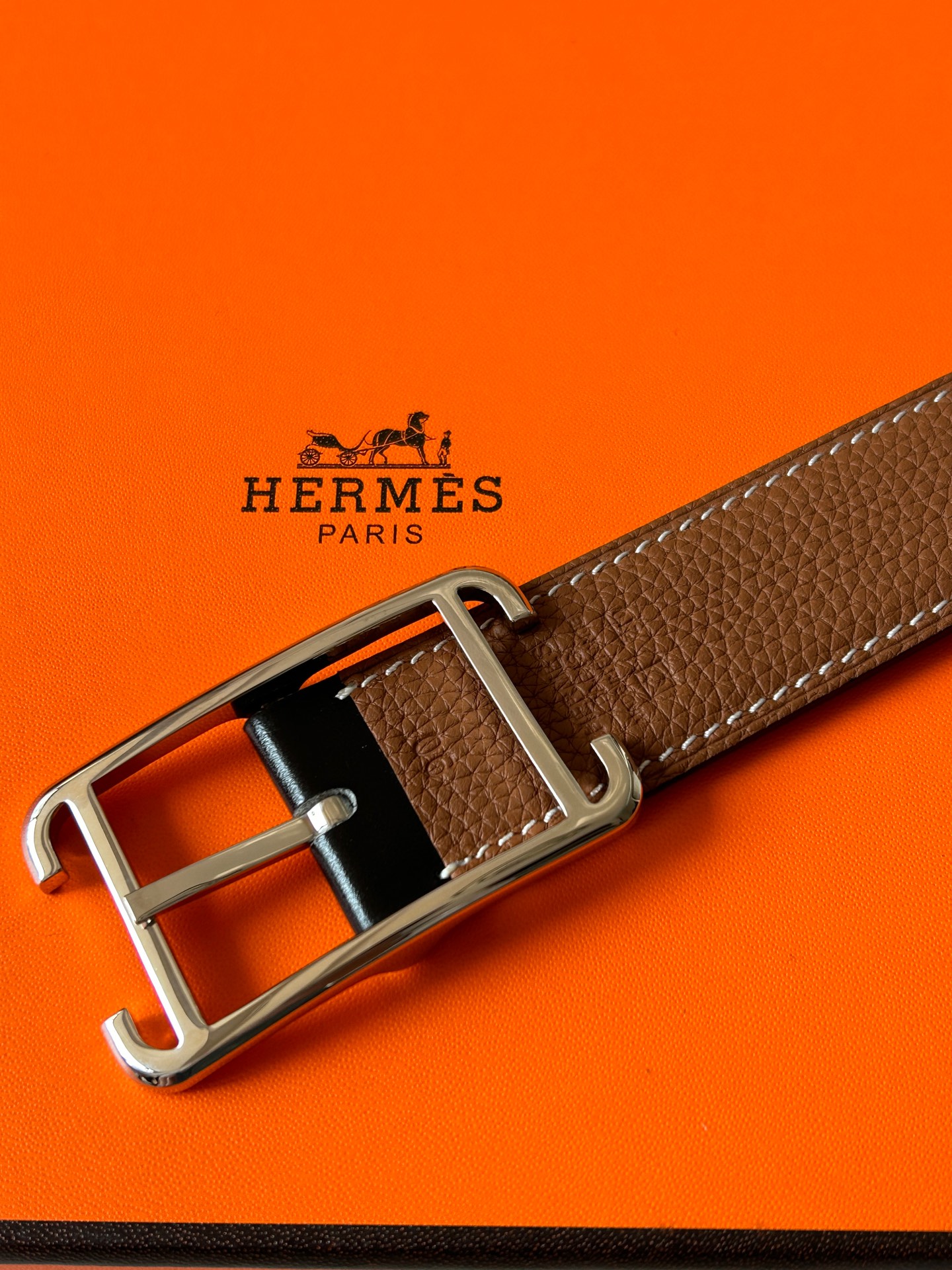 [Hermès Belts]HERMES Hermès counter, same model, Society double-sided men