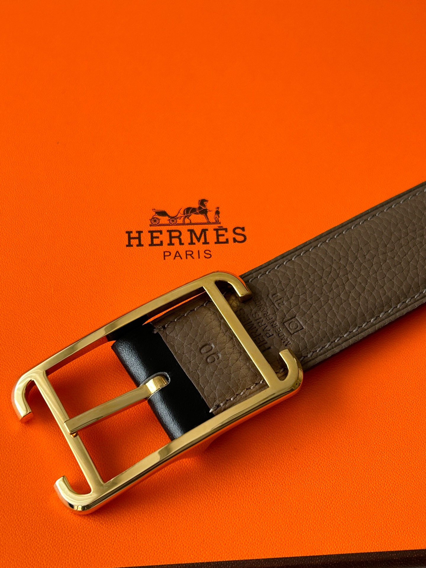 [Hermès Belts]HERMES Hermès counter, same model, Society double-sided men