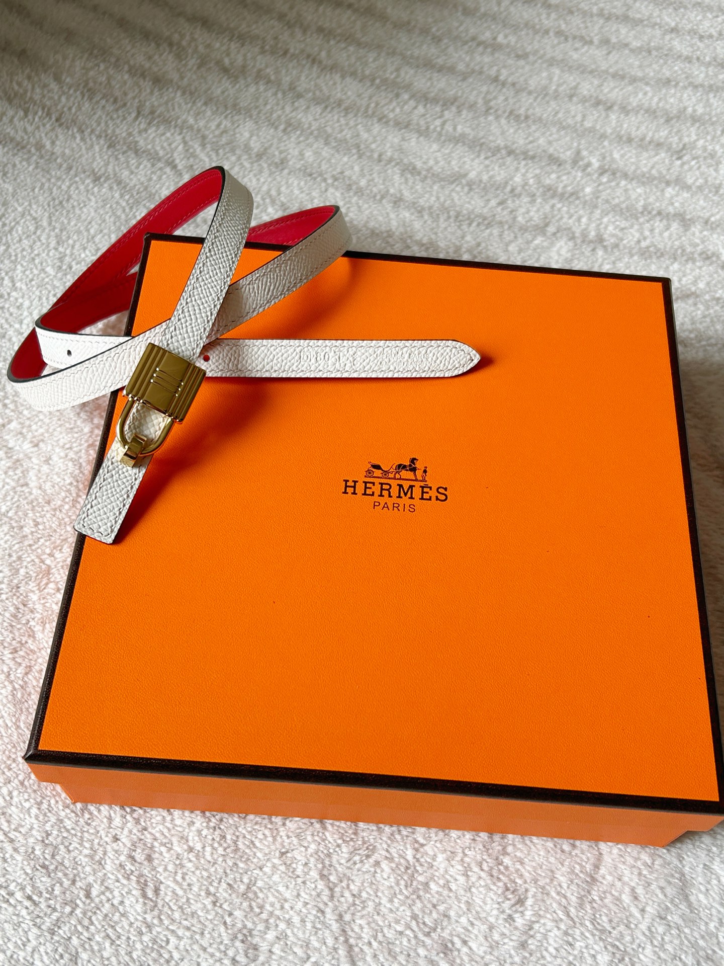 [Hermès Belts]HERMES Hermes counter with the same Romance belt buckle, double-