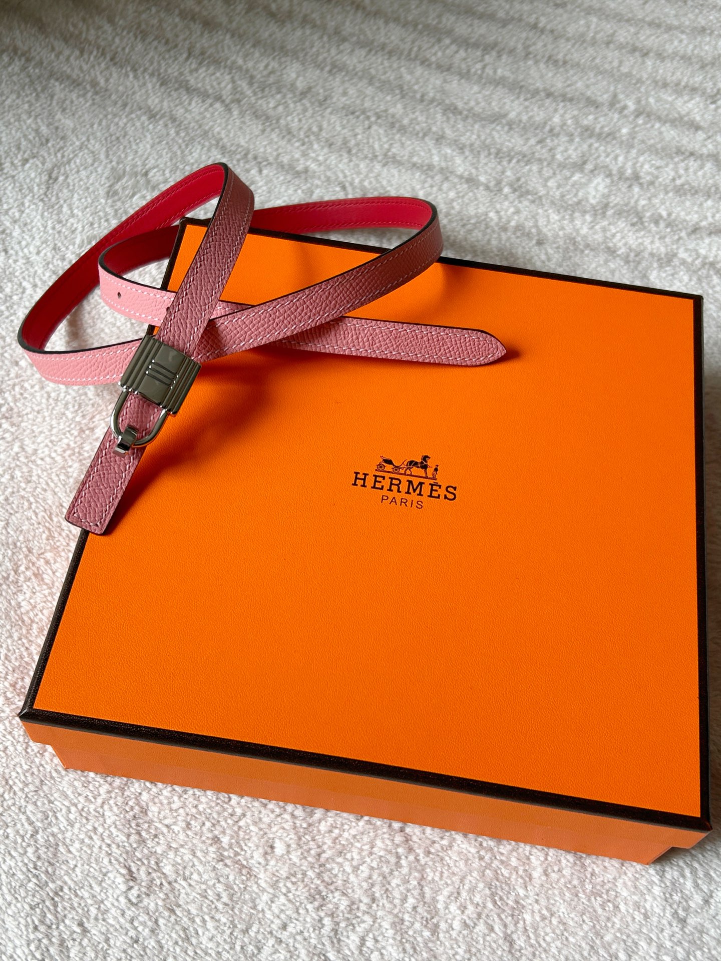 [Hermès Belts]HERMES Hermes counter with the same Romance belt buckle, double-