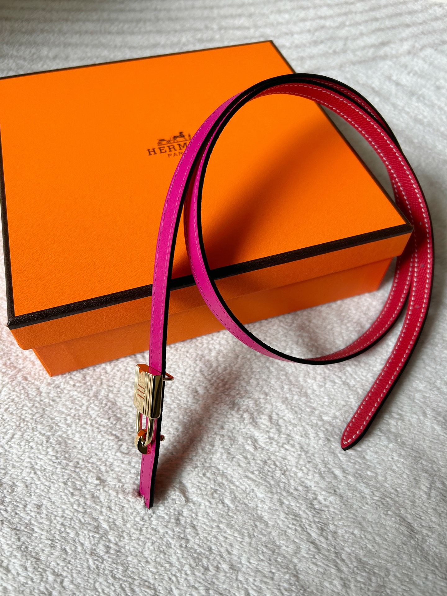 [Hermès Belts]HERMES Hermes counter with the same Romance belt buckle, double-