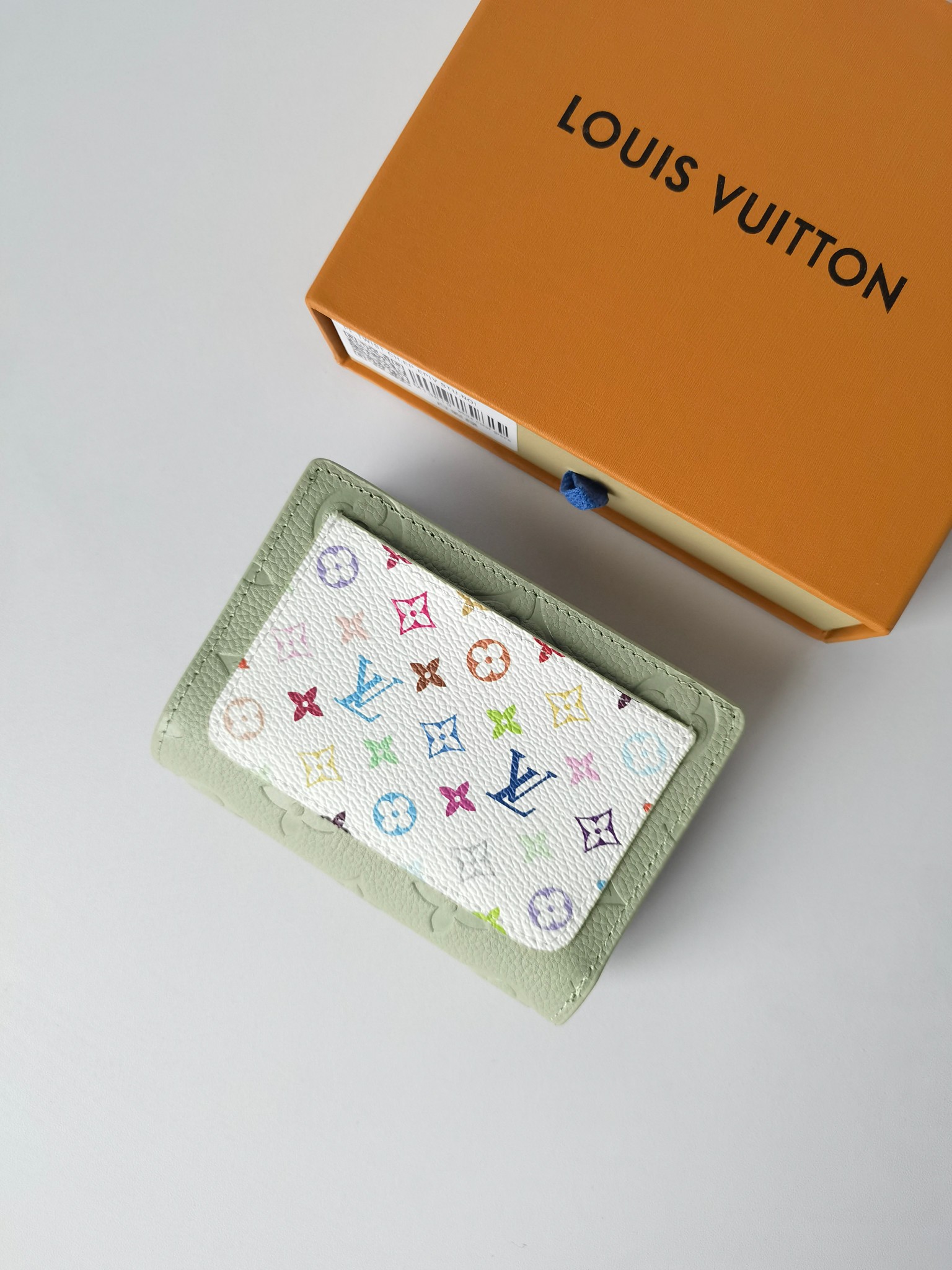 Luxurious Monogram Empreinte Cléa Money Bag in Soft Pumpkin Green – M13619. - 图片 3