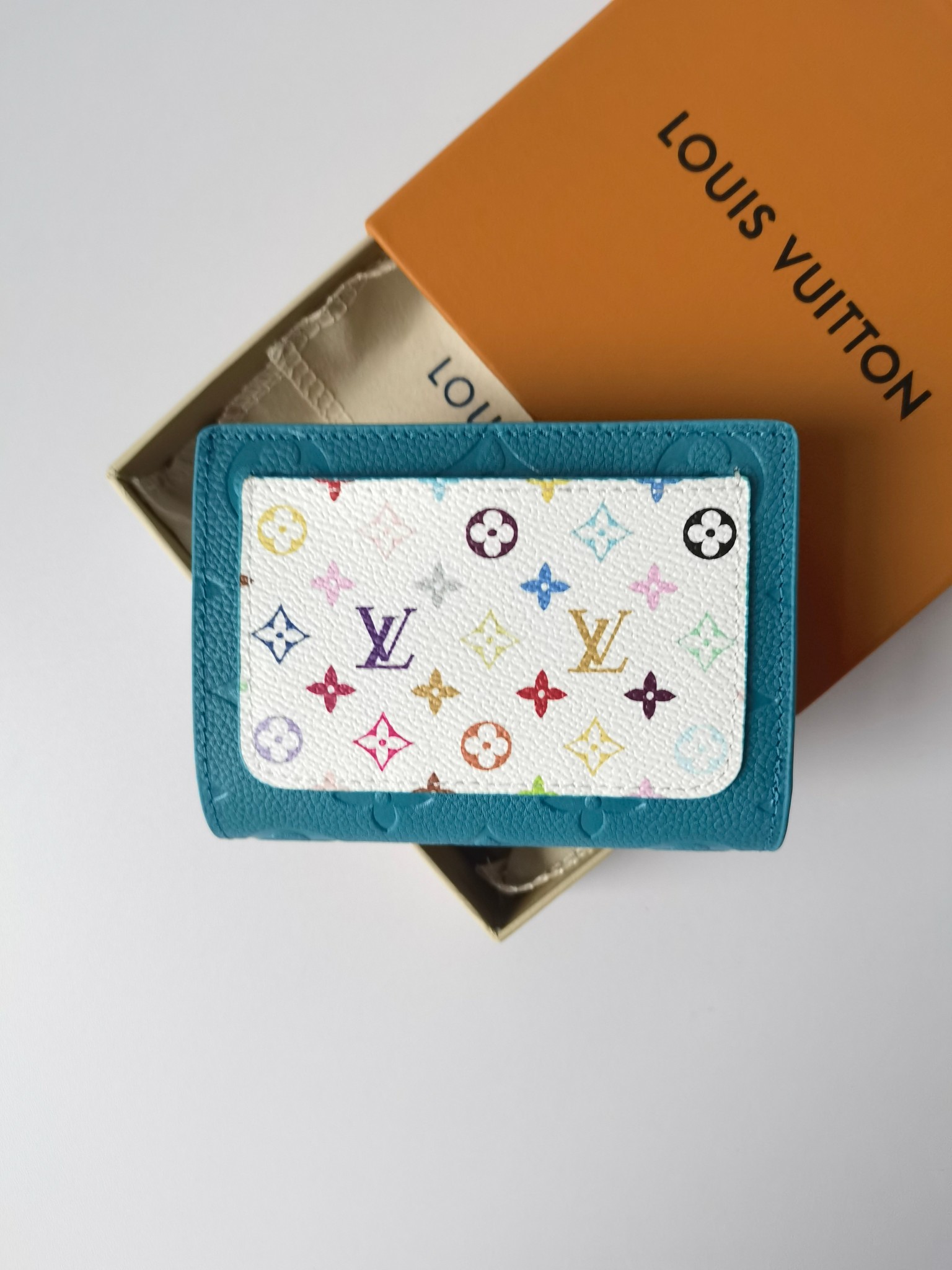 Luxurious Monogram Empreinte Cléa Money Pouch in Blue – M13619 Zenium Collection - 图片 4