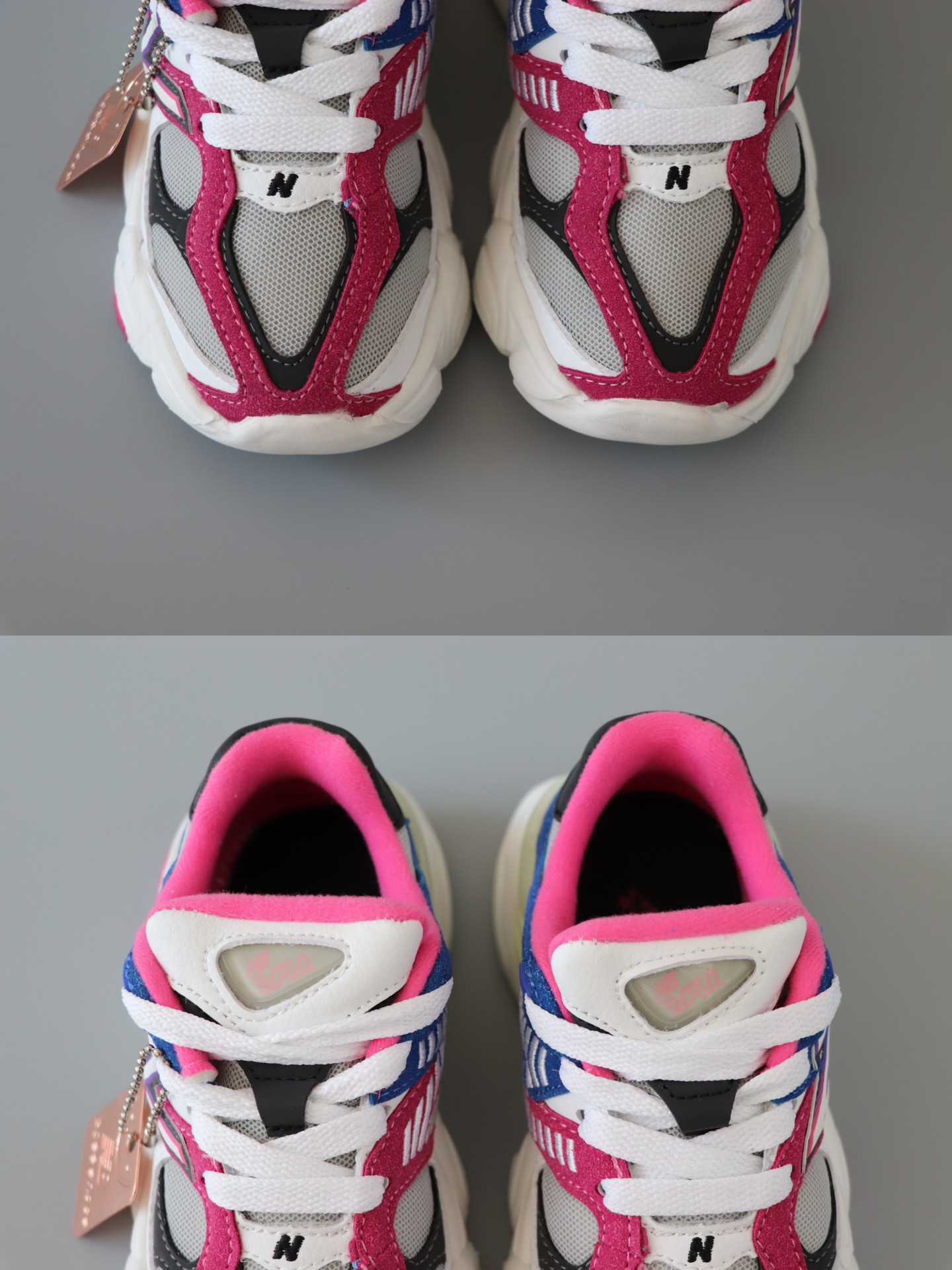 图片[7]-新配色 NB9060鞋带款 童鞋26-37 海外版配色不仅显档次，鞋子也更轻盈❗️时尚大气的外观设计，学生必入的百搭童鞋款❗️-选品中心