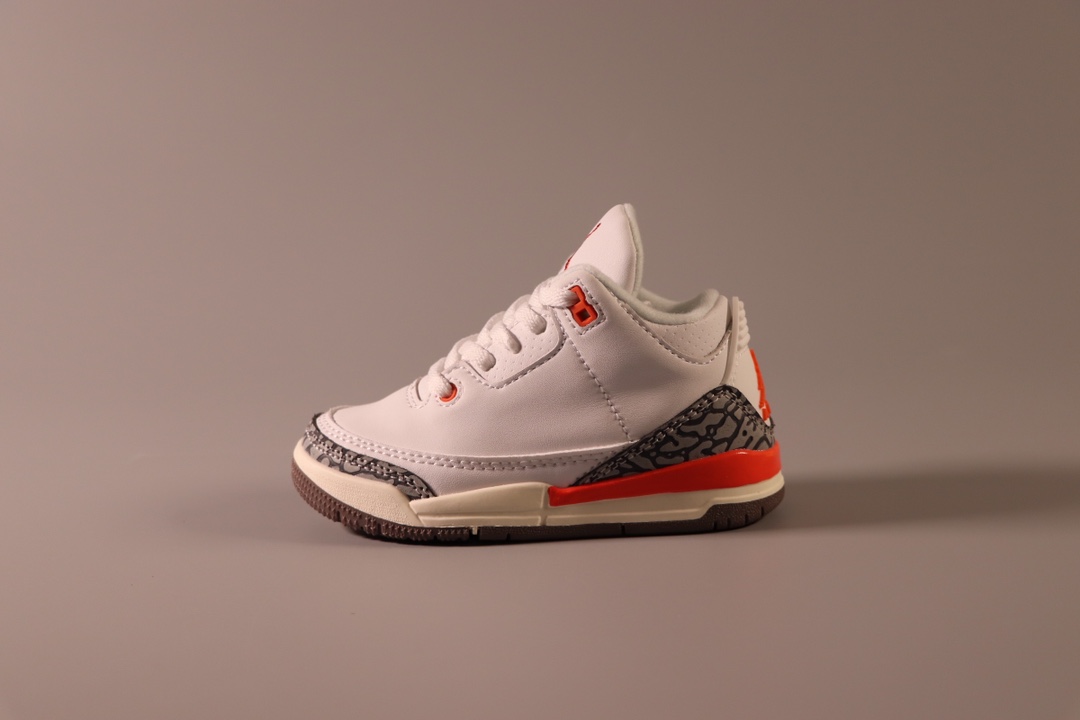 Jordan官方耐克乔丹男女童鞋乔3儿童运动鞋AJ3童鞋宝宝缓震鞋 尺码：22-37-选品中心