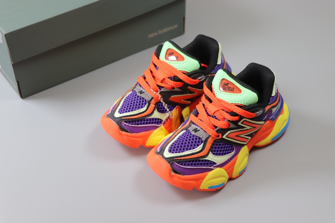 图片[9]-新百伦 New Balance NB9060童鞋26-37 海外版配色不仅显档次，鞋子也更轻盈❗️时尚大气的外观设计，学生必入的百搭童鞋款❗️-选品中心