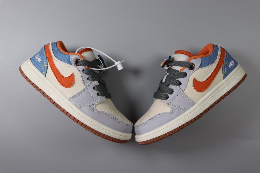 图片[8]-乔丹 Air Jordan 1（GS）乔丹低帮童鞋 时尚板鞋 尺码：22 23 24 25 26 27 28 29.5 30 31 32 33.5 34 35 36 37-选品中心