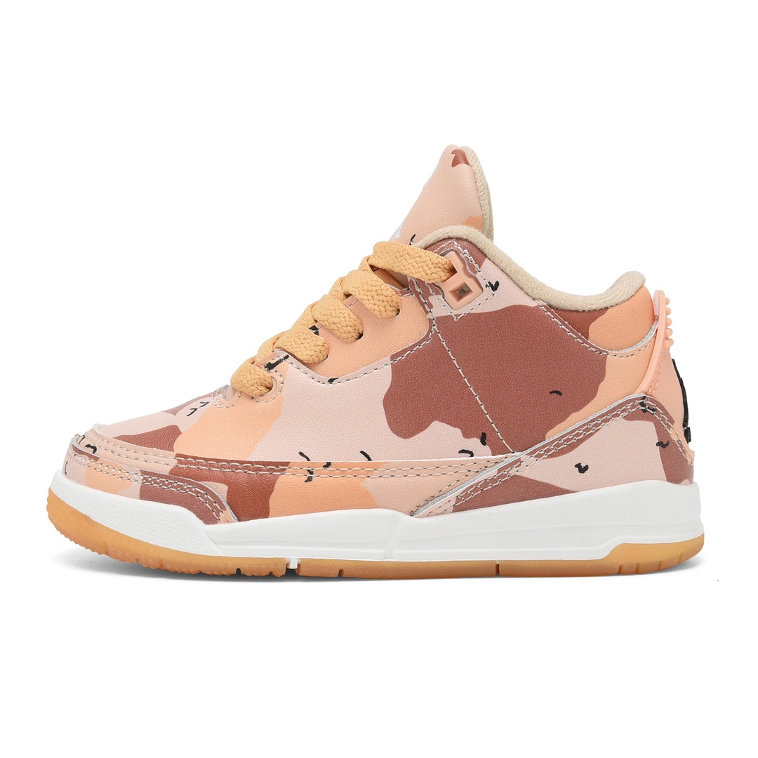 Jordan官方耐克乔丹男女童鞋乔3儿童运动鞋AJ3童鞋宝宝缓震鞋 尺码：22-37-选品中心