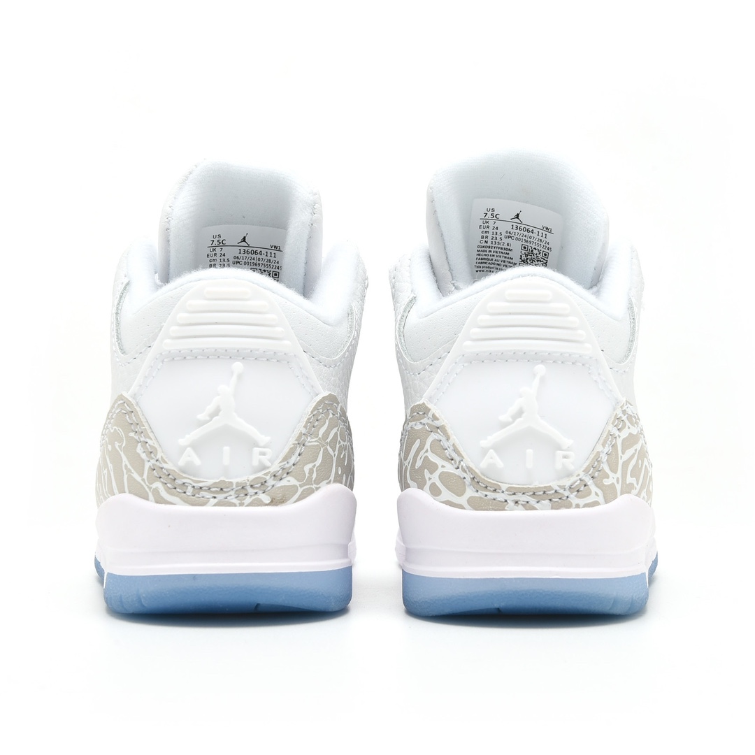 图片[4]-Jordan官方耐克乔丹男女童鞋乔3儿童运动鞋AJ3童鞋宝宝缓震鞋 尺码：22-37-选品中心