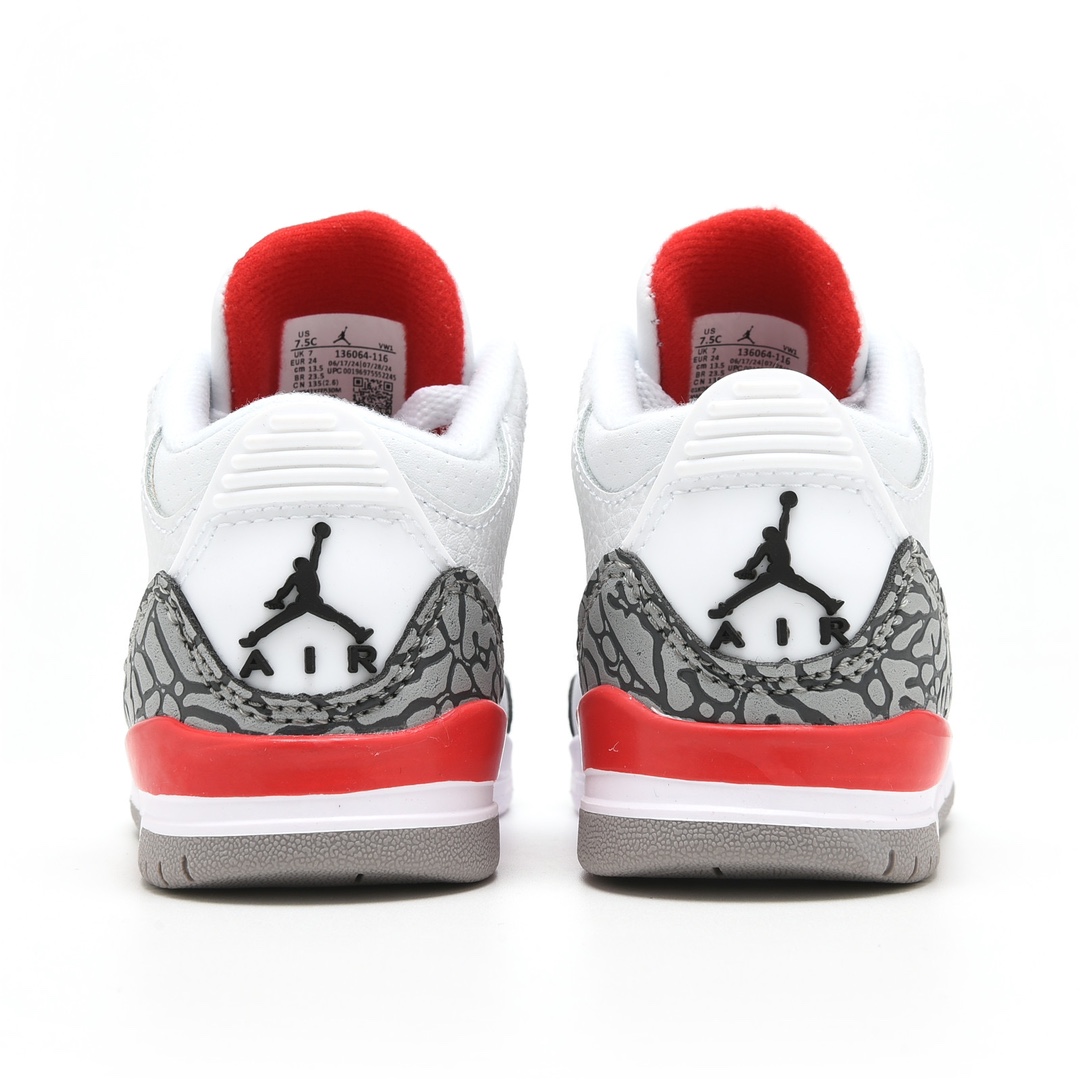 图片[4]-Jordan官方耐克乔丹男女童鞋乔3儿童运动鞋AJ3童鞋宝宝缓震鞋 尺码：22-37-选品中心