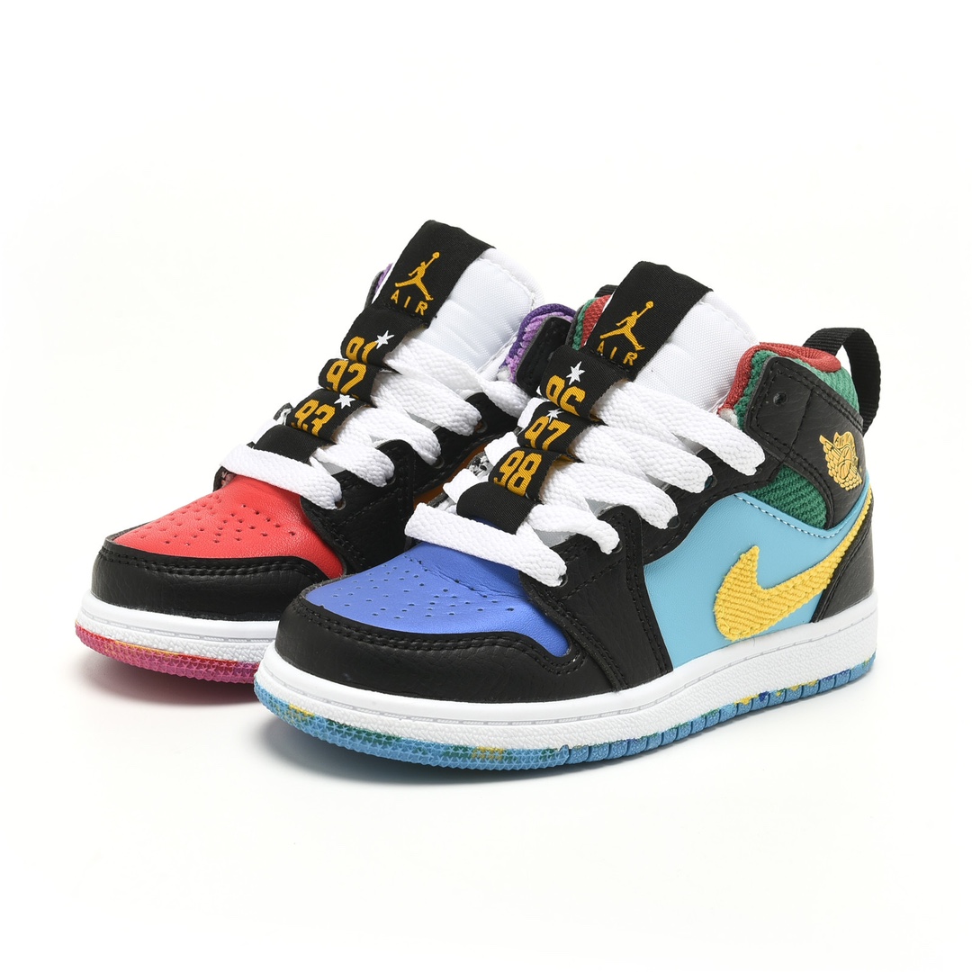 图片[7]-乔丹 Air Jordan 1（GS）乔丹高帮童鞋 时尚板鞋 时尚运动鞋 尺码：22 23 24 25 26 27 28 29.5 30 31 32 33.5 34 35 36 37-选品中心