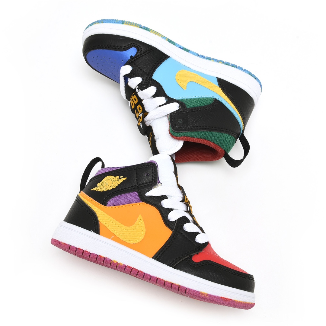 图片[6]-乔丹 Air Jordan 1（GS）乔丹高帮童鞋 时尚板鞋 时尚运动鞋 尺码：22 23 24 25 26 27 28 29.5 30 31 32 33.5 34 35 36 37-选品中心